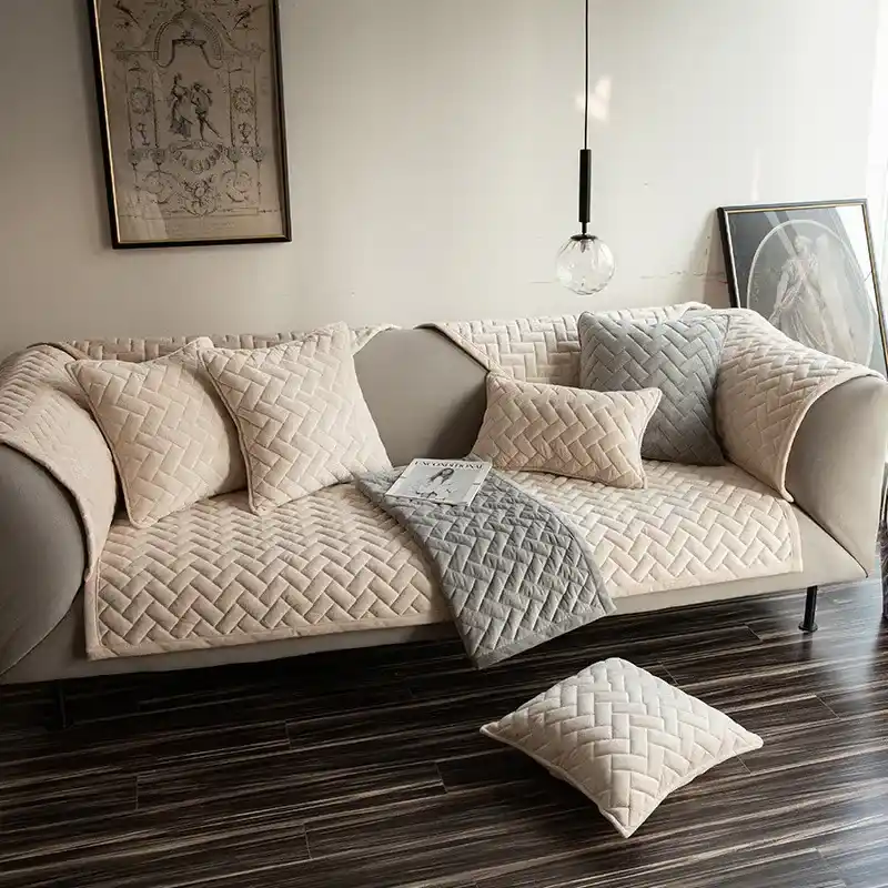 毛絨沙發墊坐墊萬用墊保暖床墊