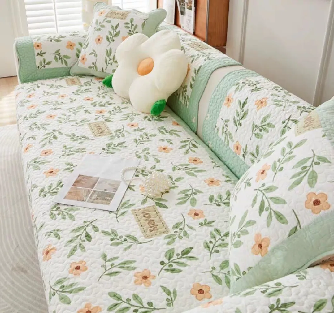 純棉沙發墊防滑沙發墊坐墊萬用墊沙發巾