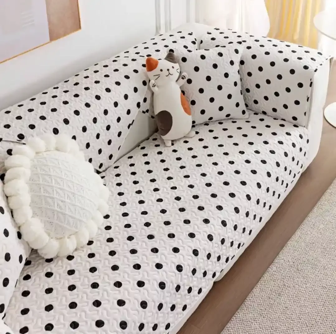 棉質沙發墊-波點