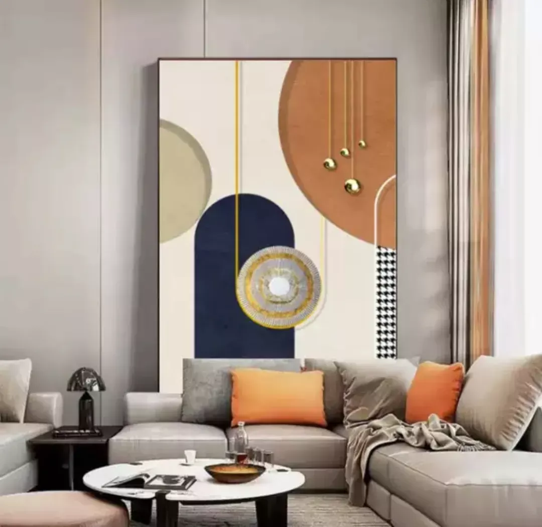 掛畫 | 壁畫 | 客廳軟裝畫作 - 勾勒韻律