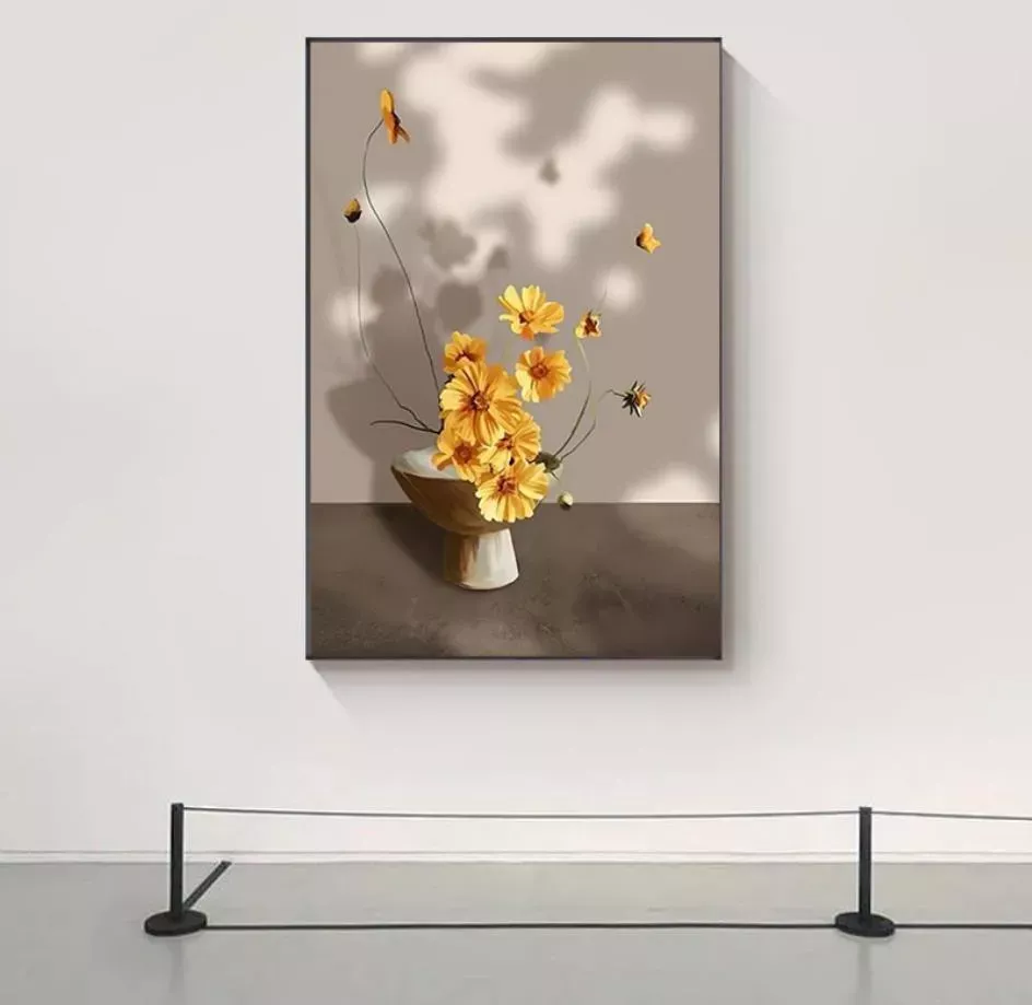 掛畫 | 壁畫 | 客廳軟裝畫作 - 靜待花開