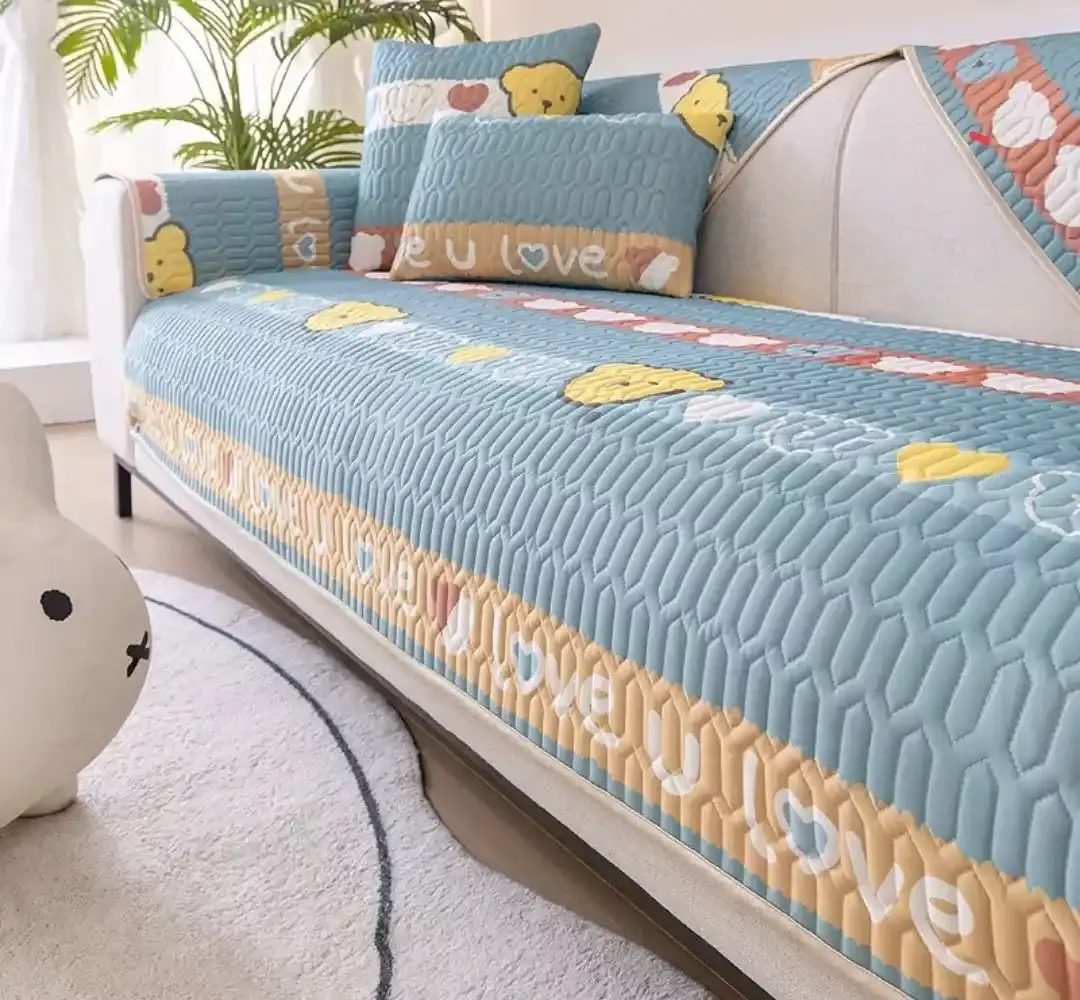 涼感乳膠沙發墊-love