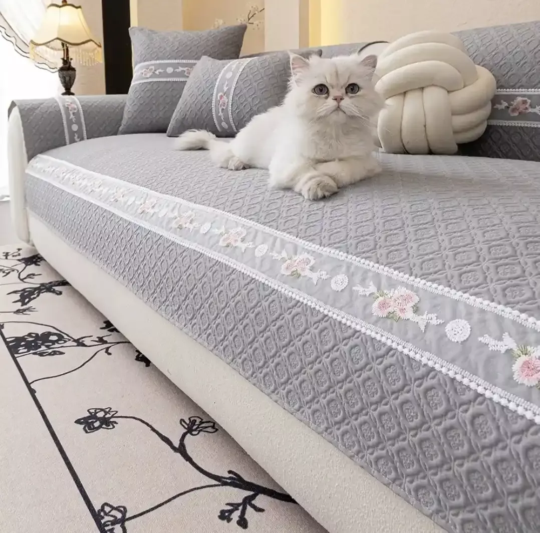 涼感沙發墊-韓式灰
