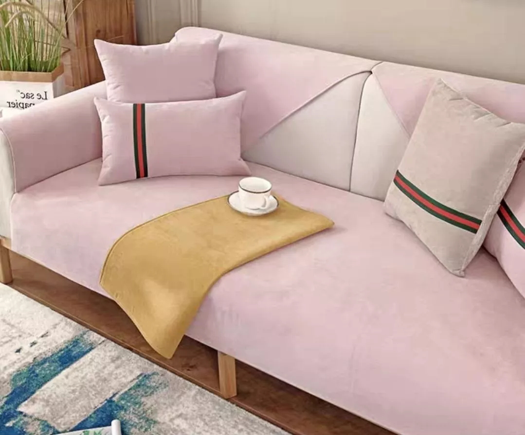 防水防貓抓沙發墊-粉色