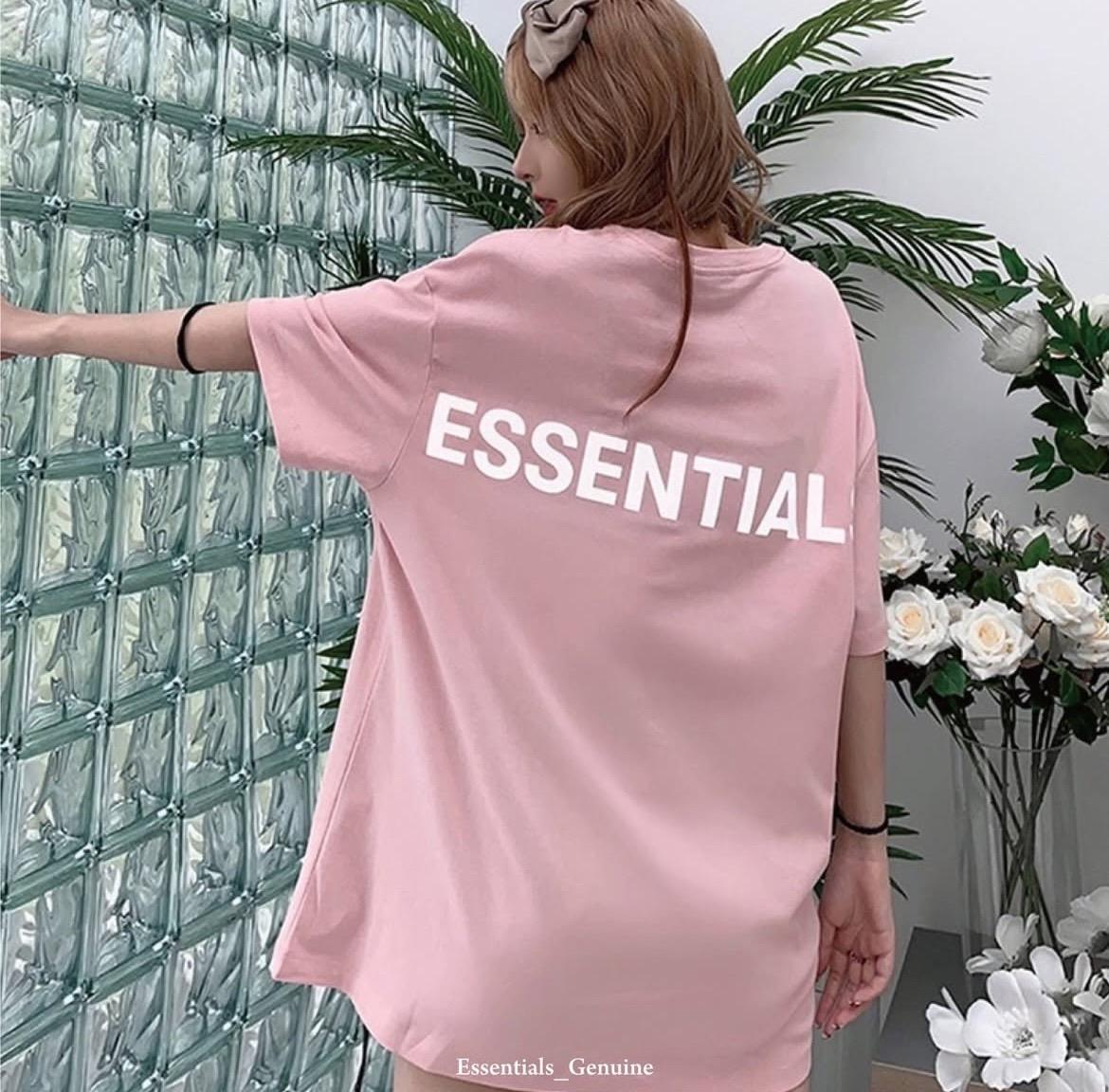 Essentials 19FW 背後超大字反光 Logo 短TEE