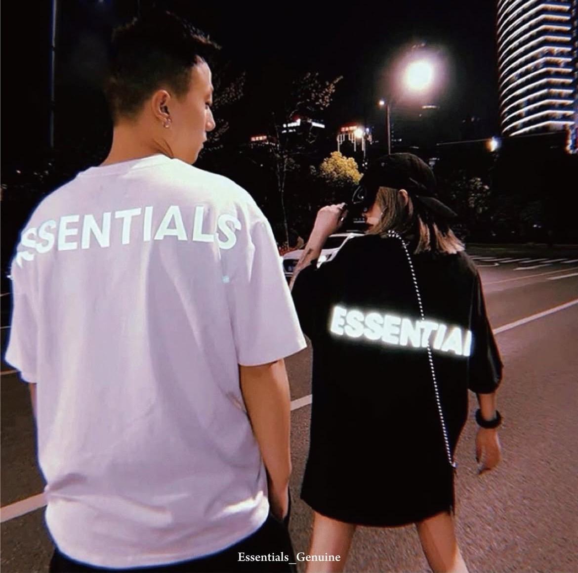 Essentials 19FW 背後超大字反光 Logo 短TEE