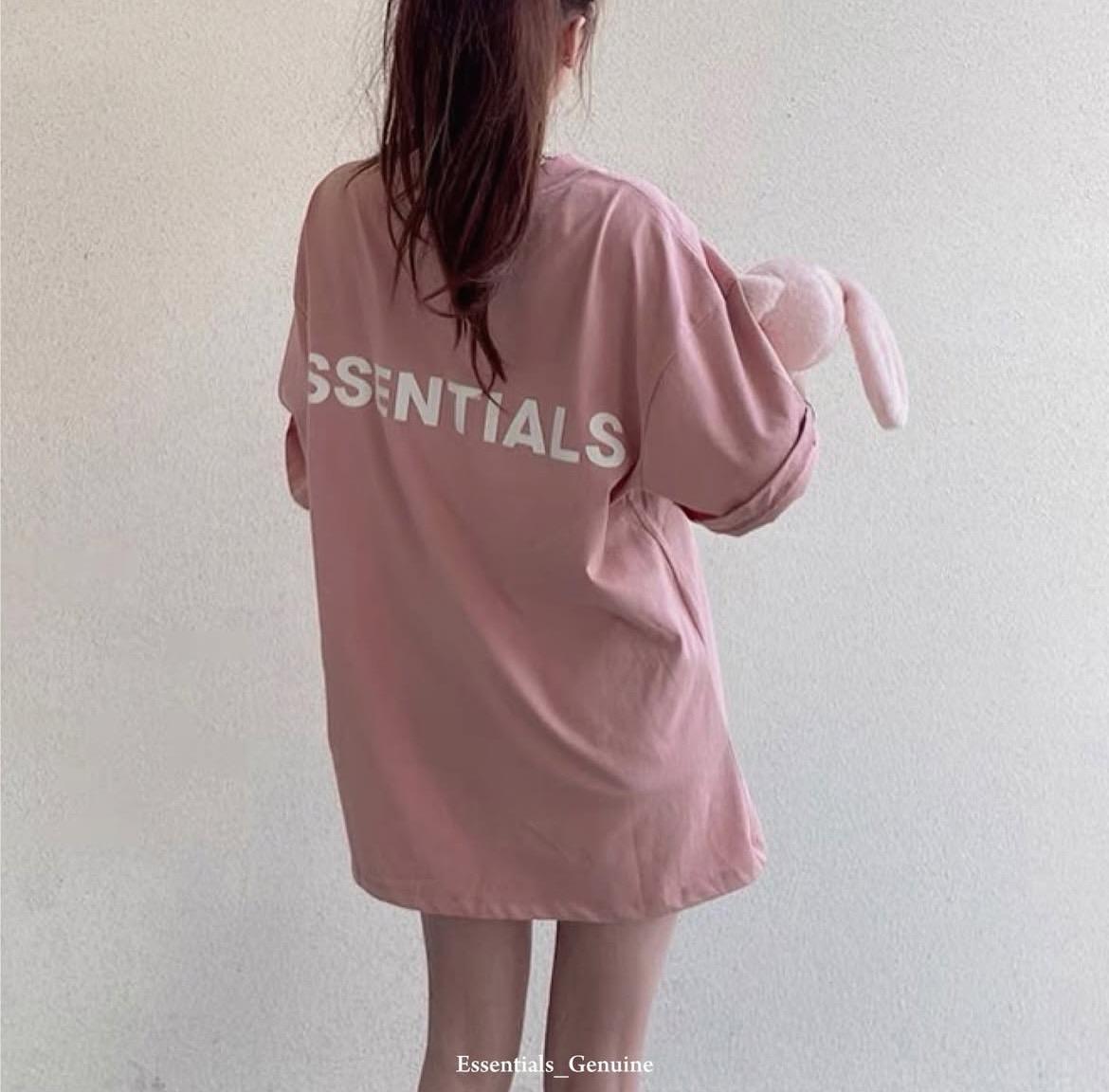 Essentials 19FW 背後超大字反光 Logo 短TEE