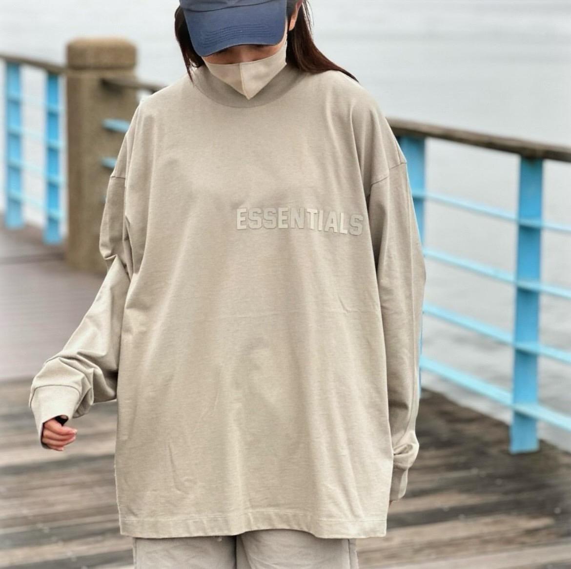 Essentials Fog 22ss 前膠字體長TEE