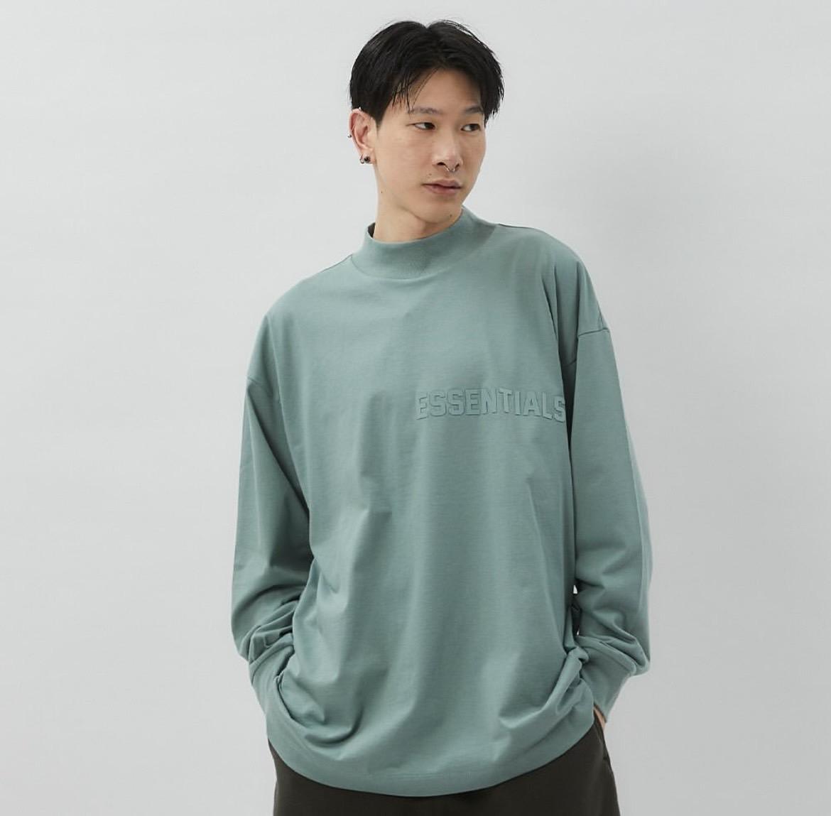 Essentials Fog 22ss 前膠字體長TEE