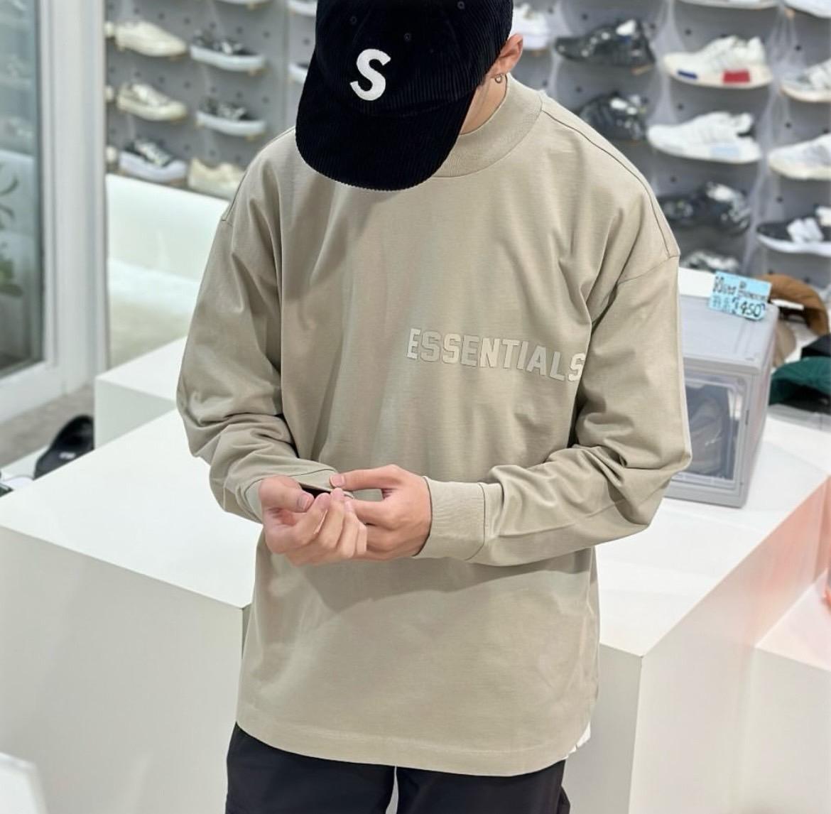 Essentials Fog 22ss 前膠字體長TEE