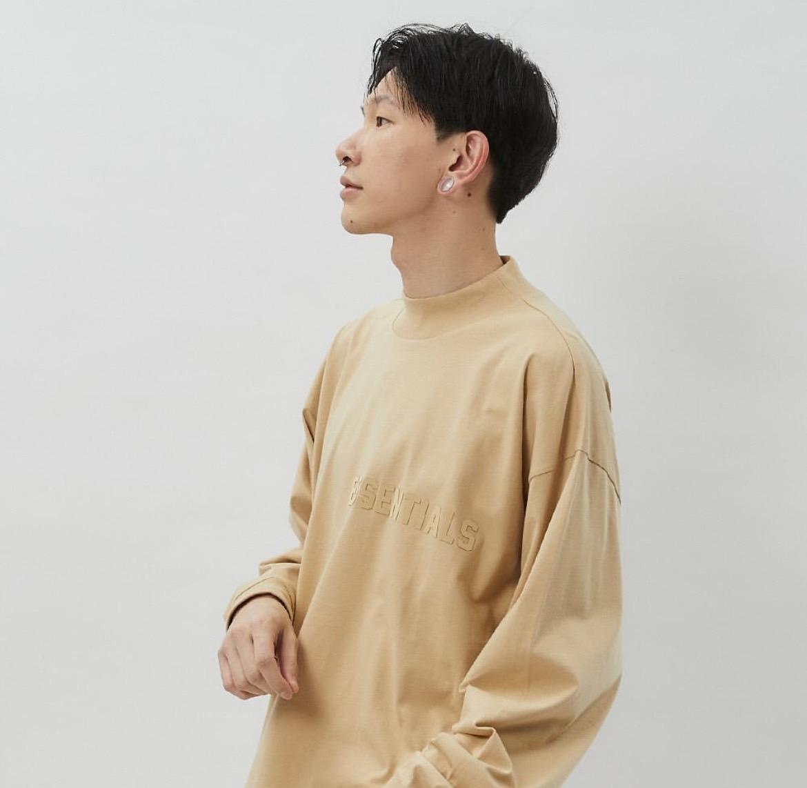 Essentials Fog 22ss 前膠字體長TEE