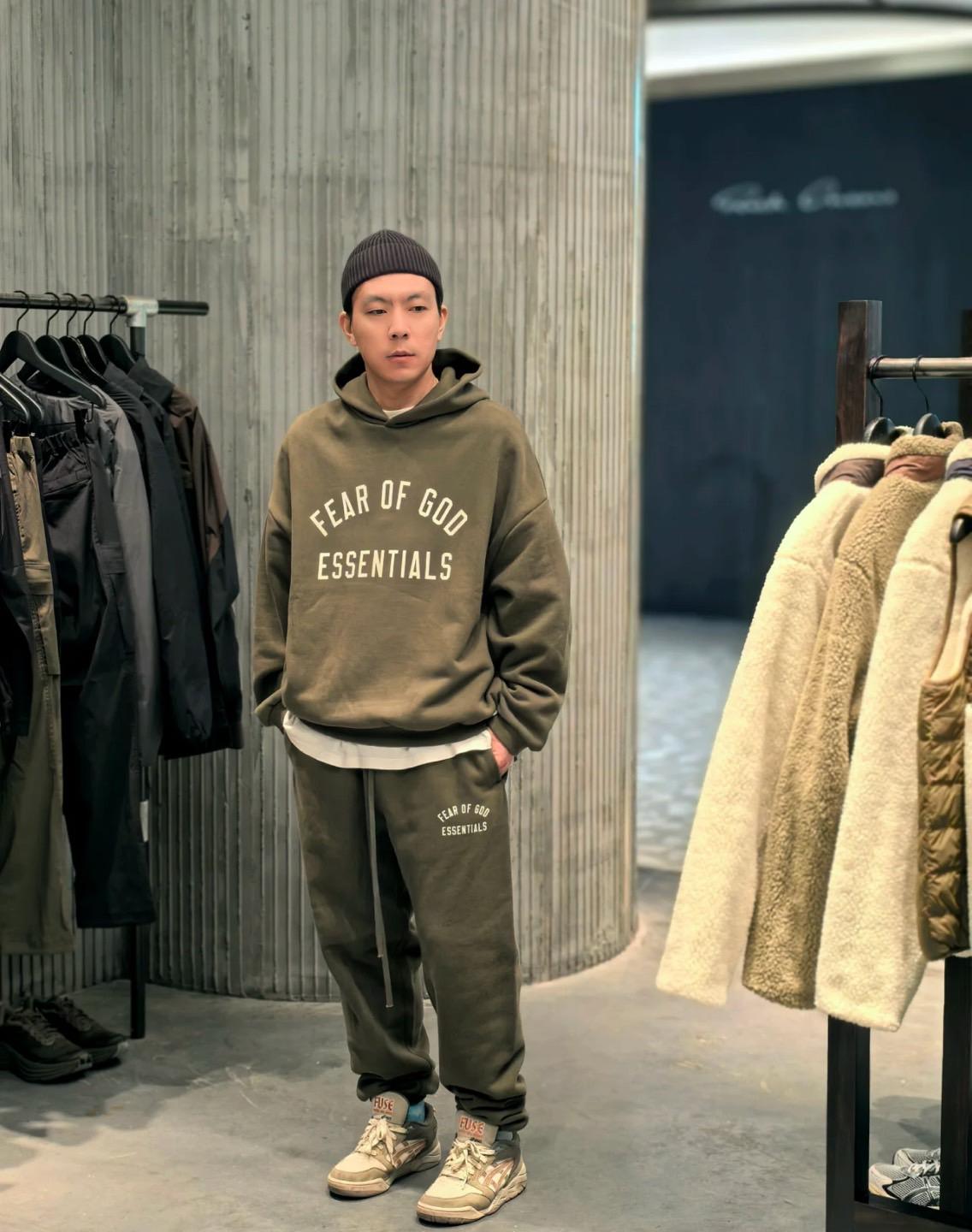 Fear Of God 24FW Essentials Print Hoodie 帽TEE