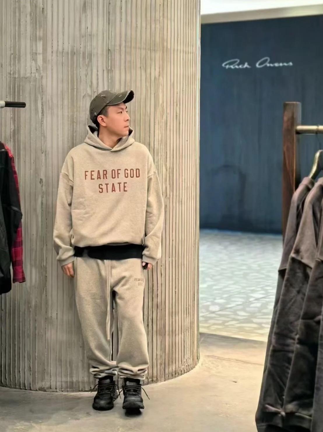 Fear Of God 24FW Essentials Print Hoodie 帽TEE