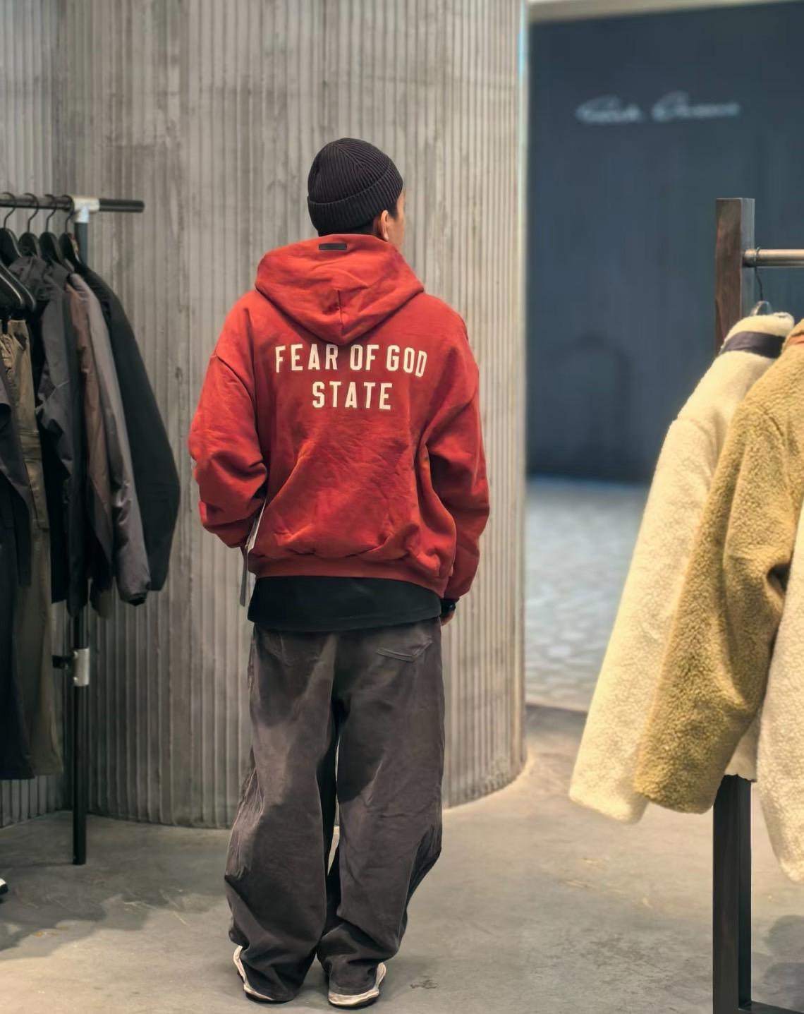 Fear Of God Essentials 24FW Heavy Full Zip Hoodie 拉鍊外套
