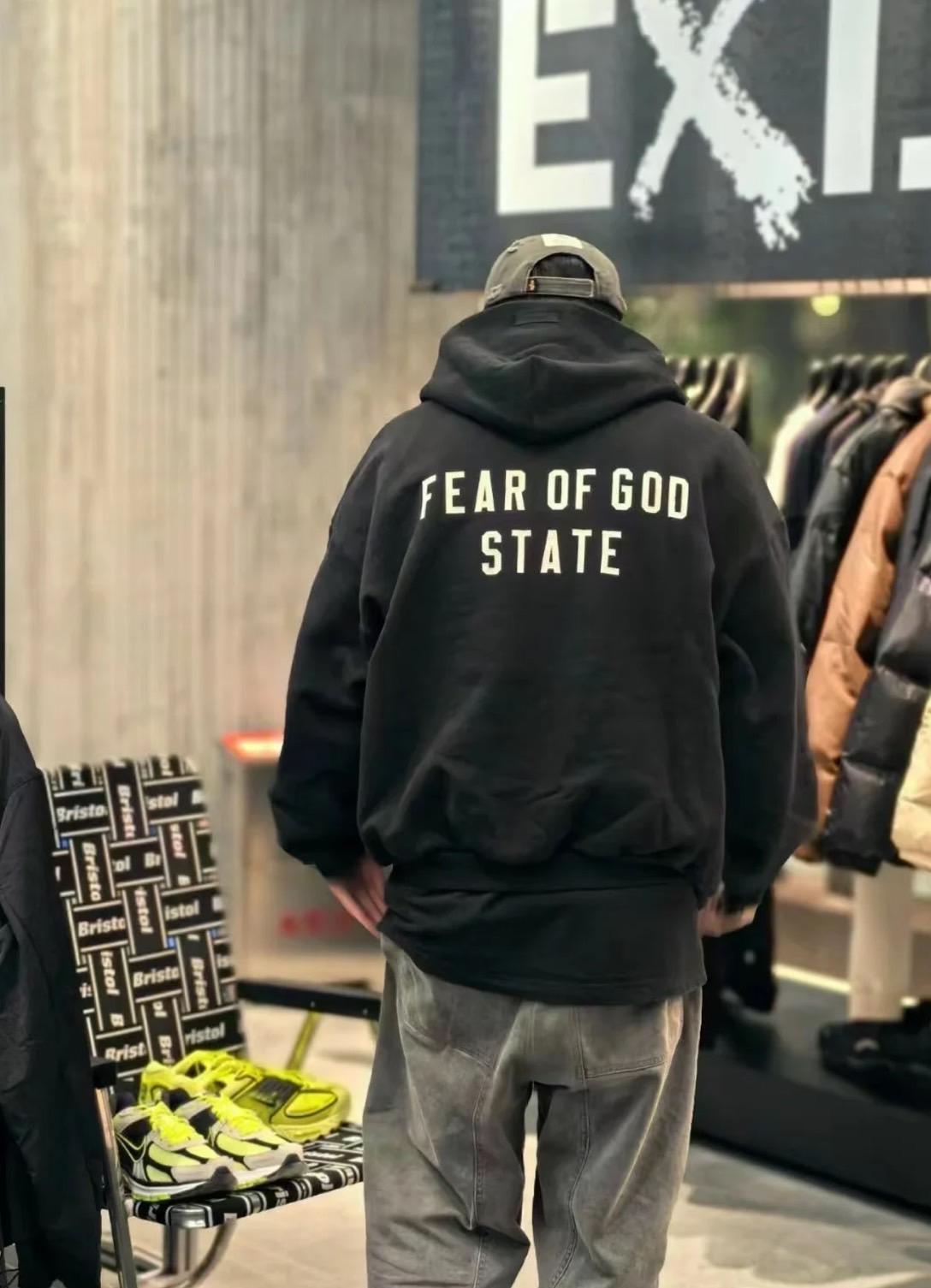 Fear Of God Essentials 24FW Heavy Full Zip Hoodie 拉鍊外套
