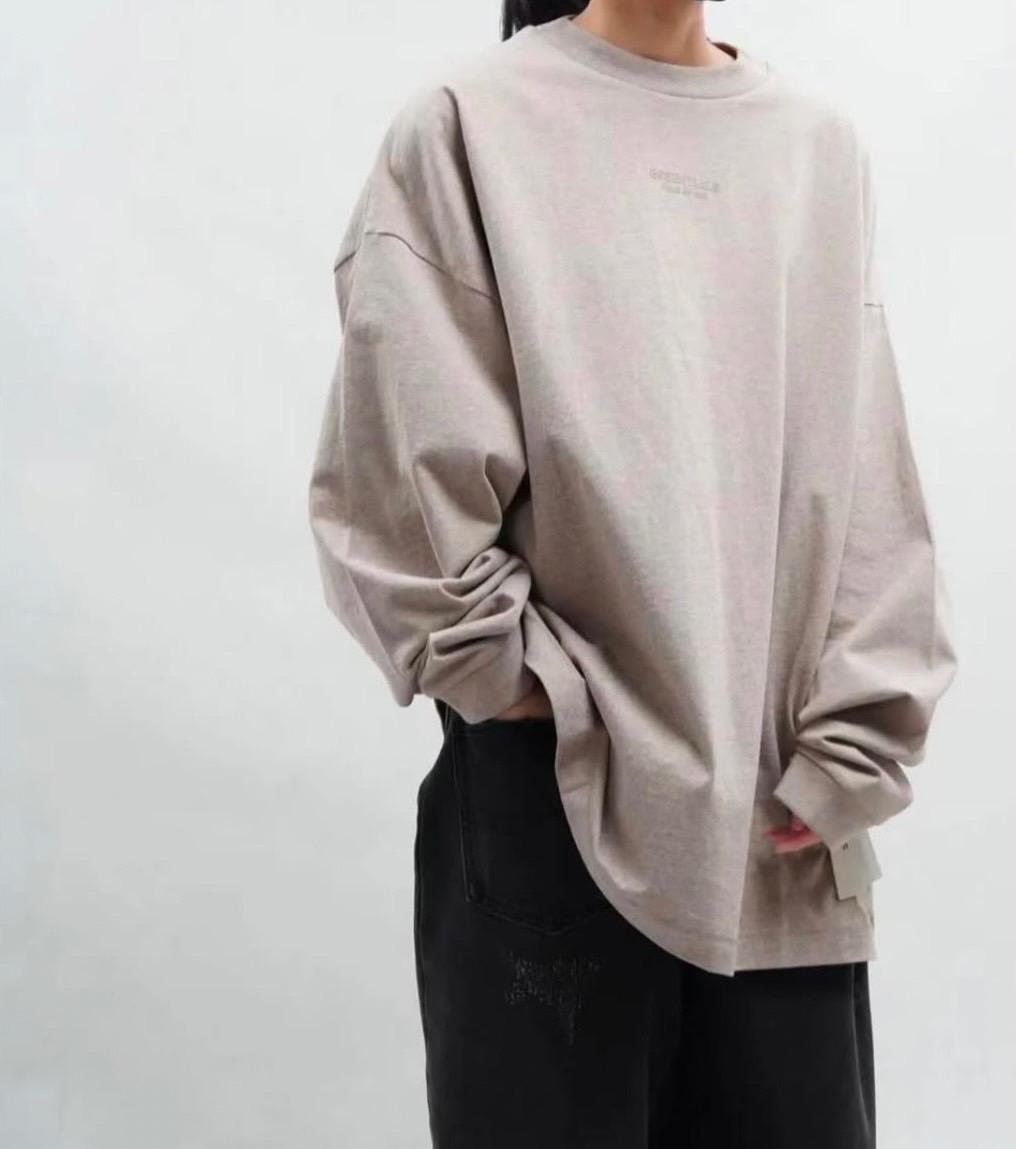 Fear Of God Essentials Logo Appliqued Cotton Jersey T-Shirt 薄長袖TEE