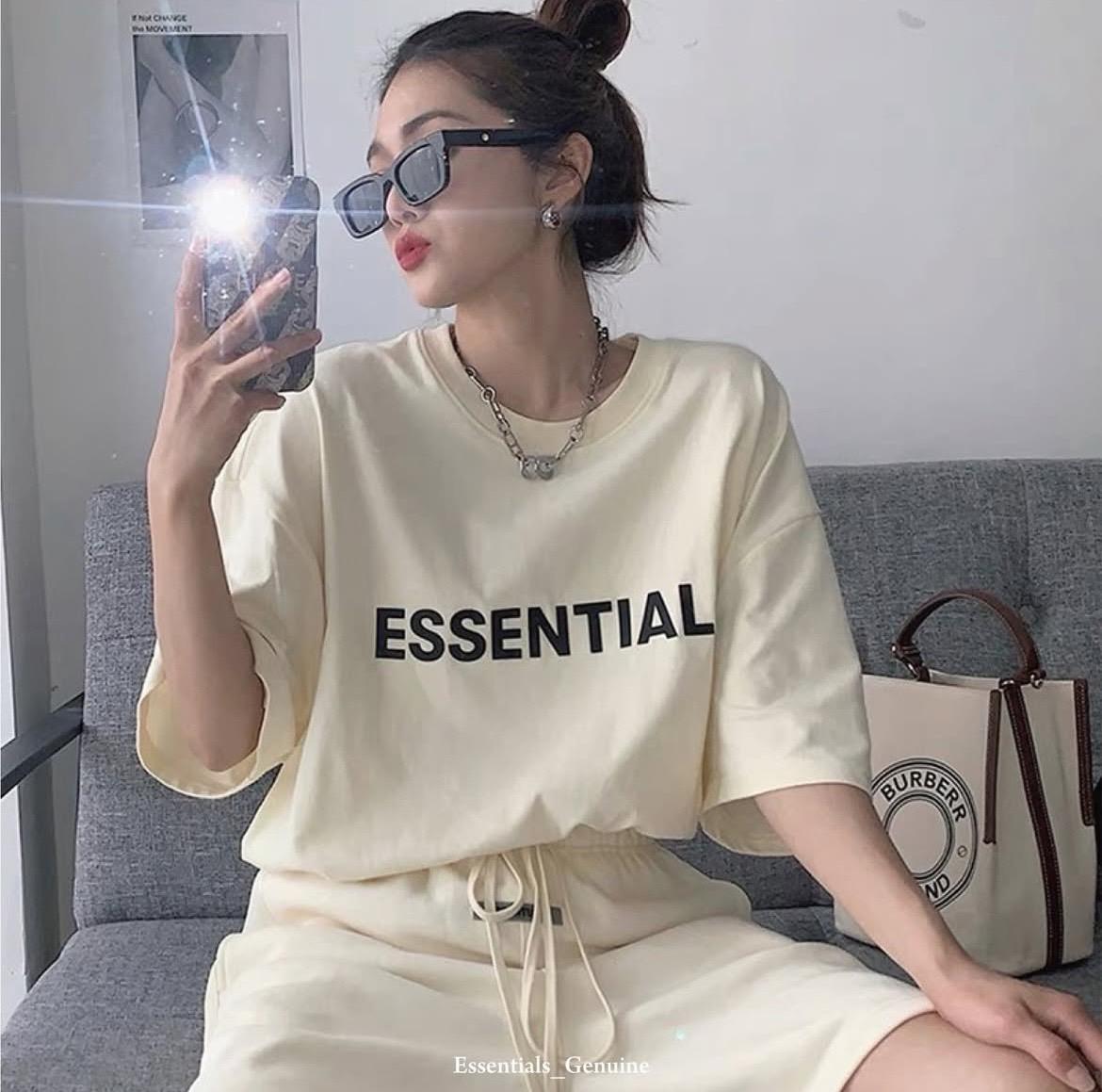 Fear Of God Essentials 前字 Logo 21ss 短TEE