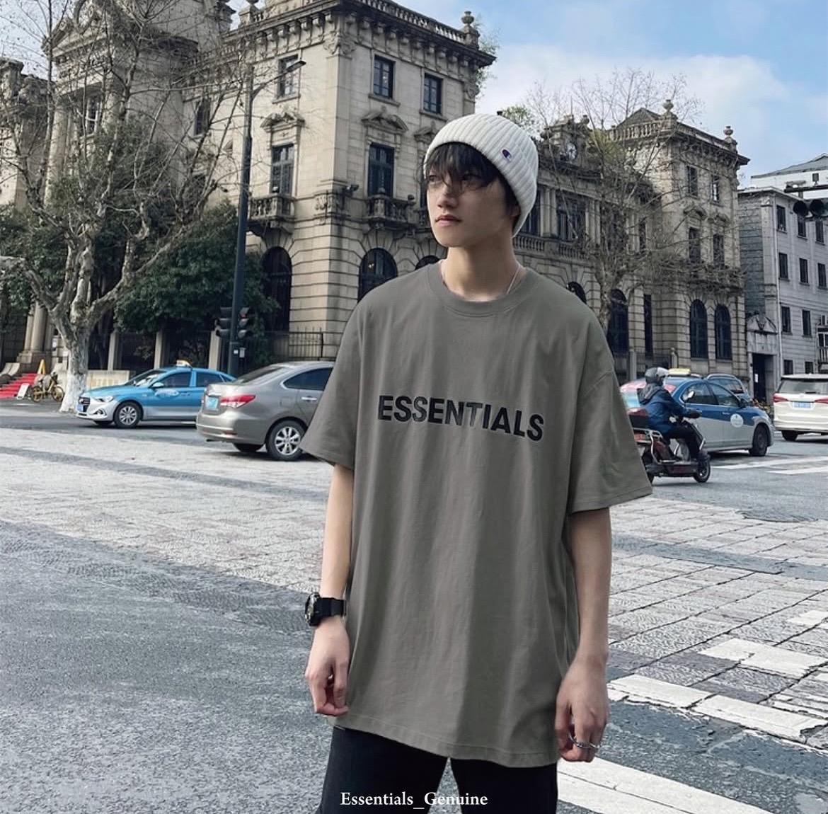 Fear Of God Essentials 前字 Logo 21ss 短TEE