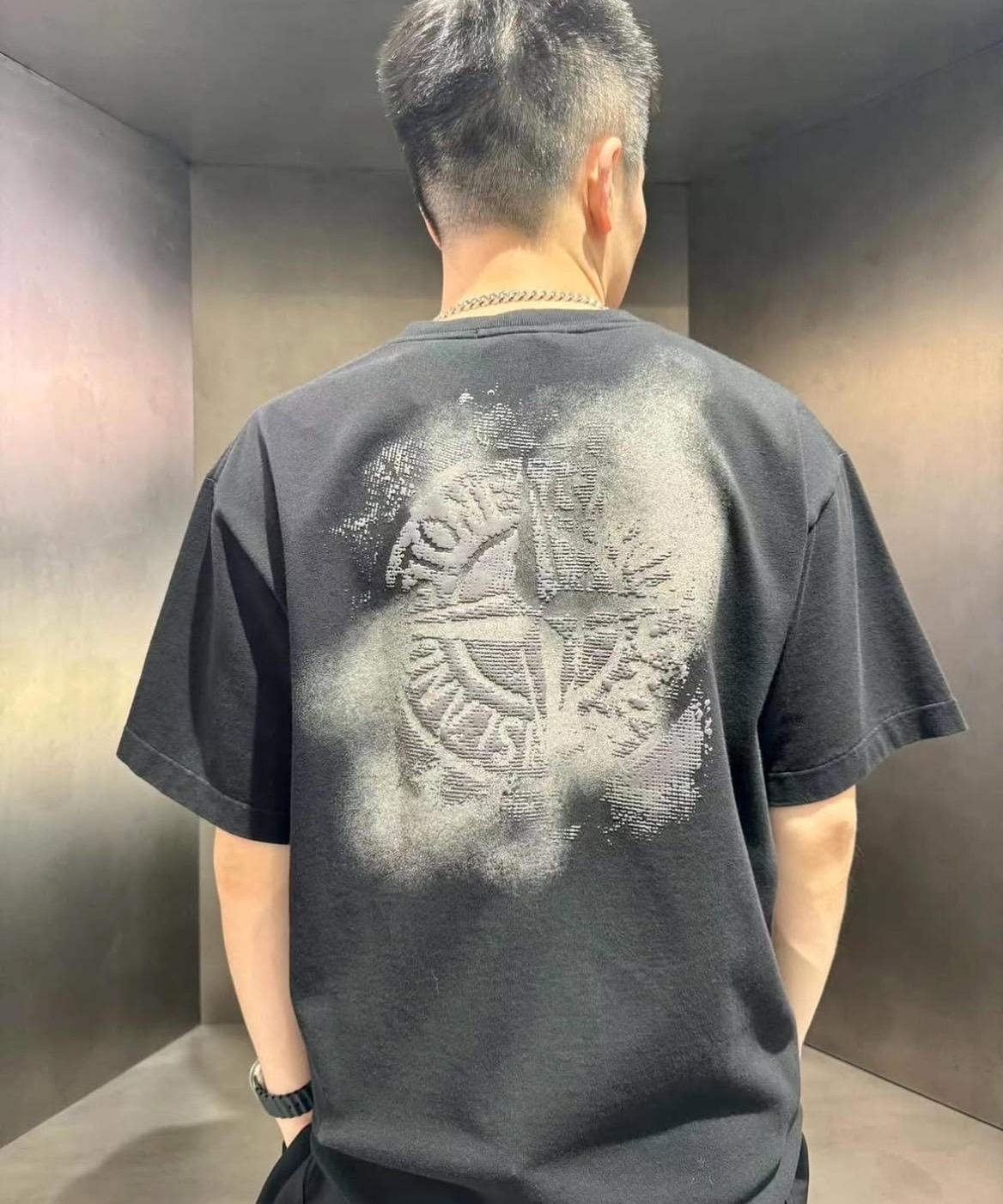 Stone lsland 石頭島 ss24 Dirtyfit 煙霧 Logo 短TEE