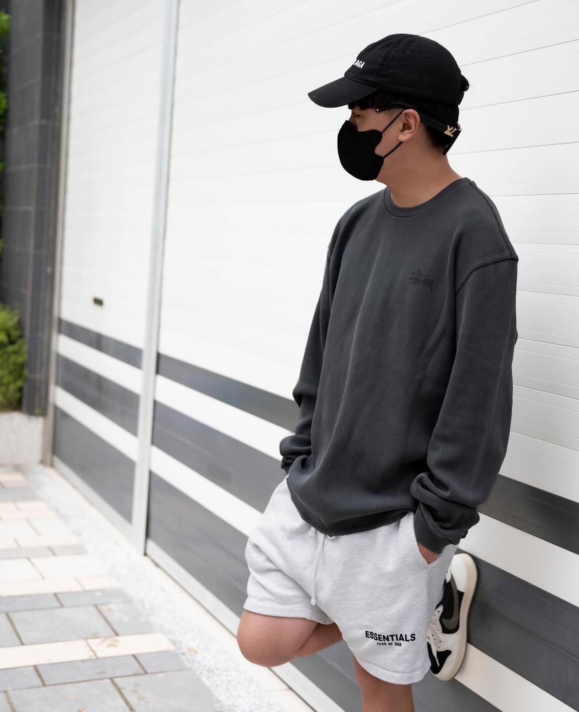 Stussy 水洗做舊 Basic Stock LS Thermal 華夫格長TEE