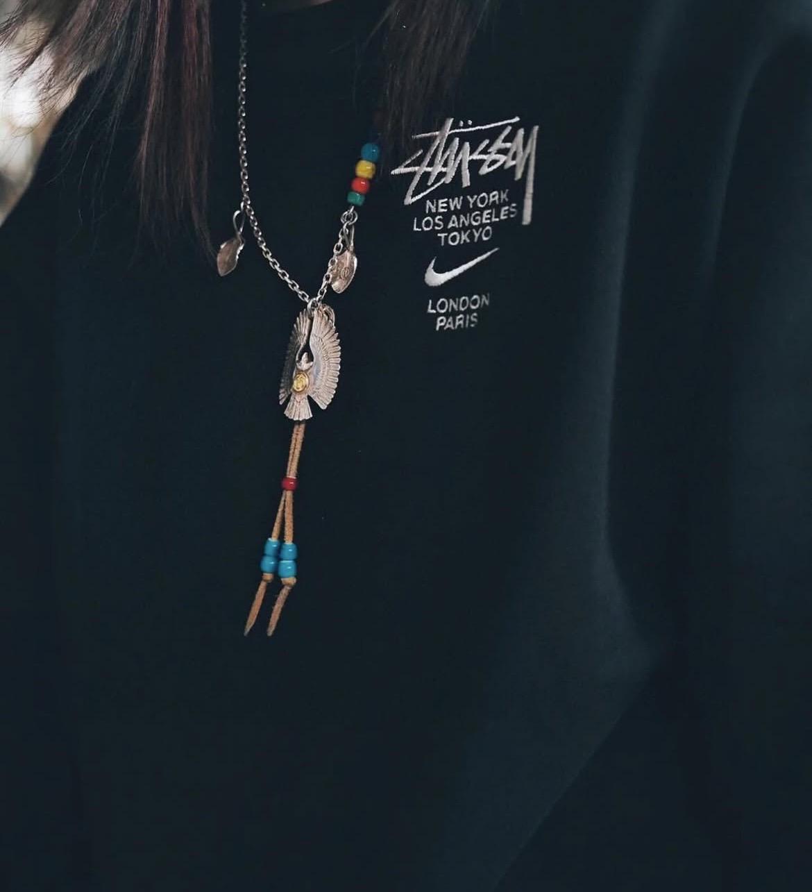 Stussy x Nike Crew Fleece 刺繡 Logo 聯名大學TEE