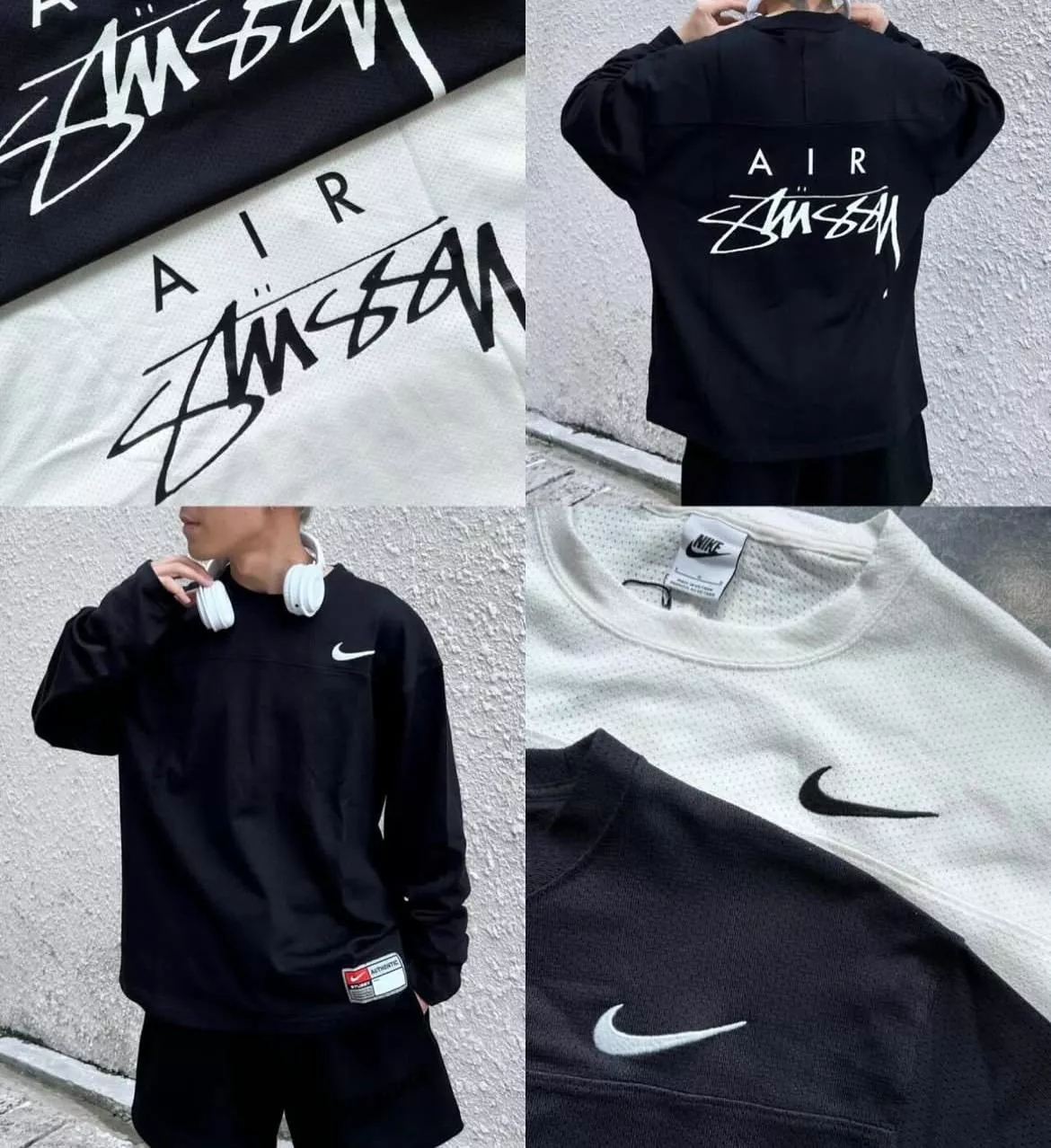 Stussy x Nike Dri Fit Mesh Jersey Fw23 聯名網眼長TEE