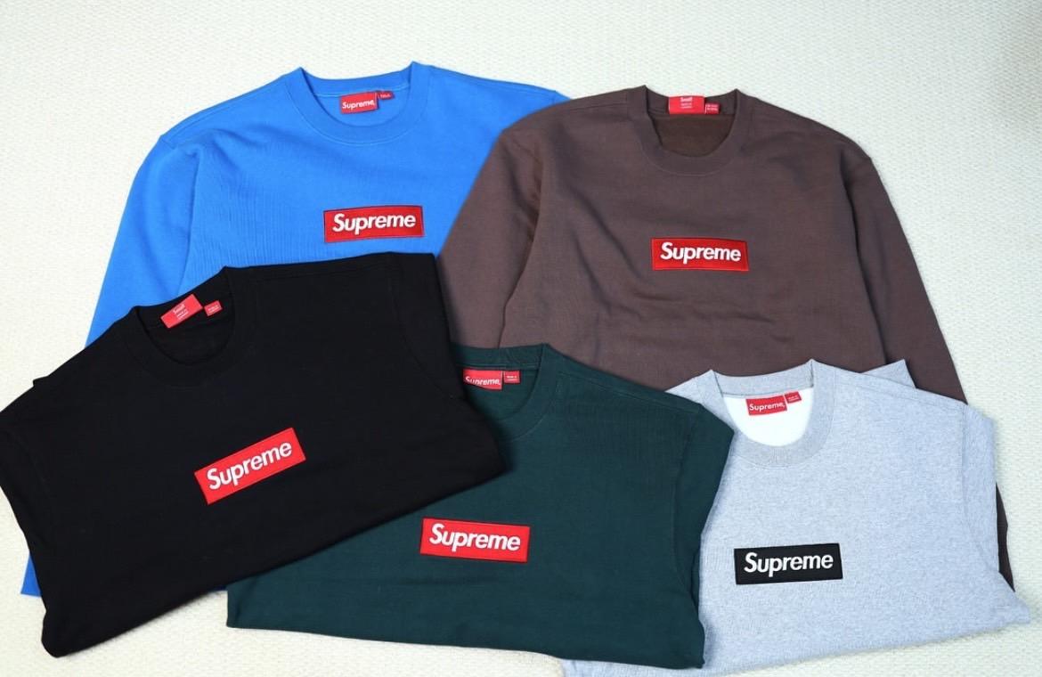 Supreme 22FW Box Logo 經典色系大學TEE