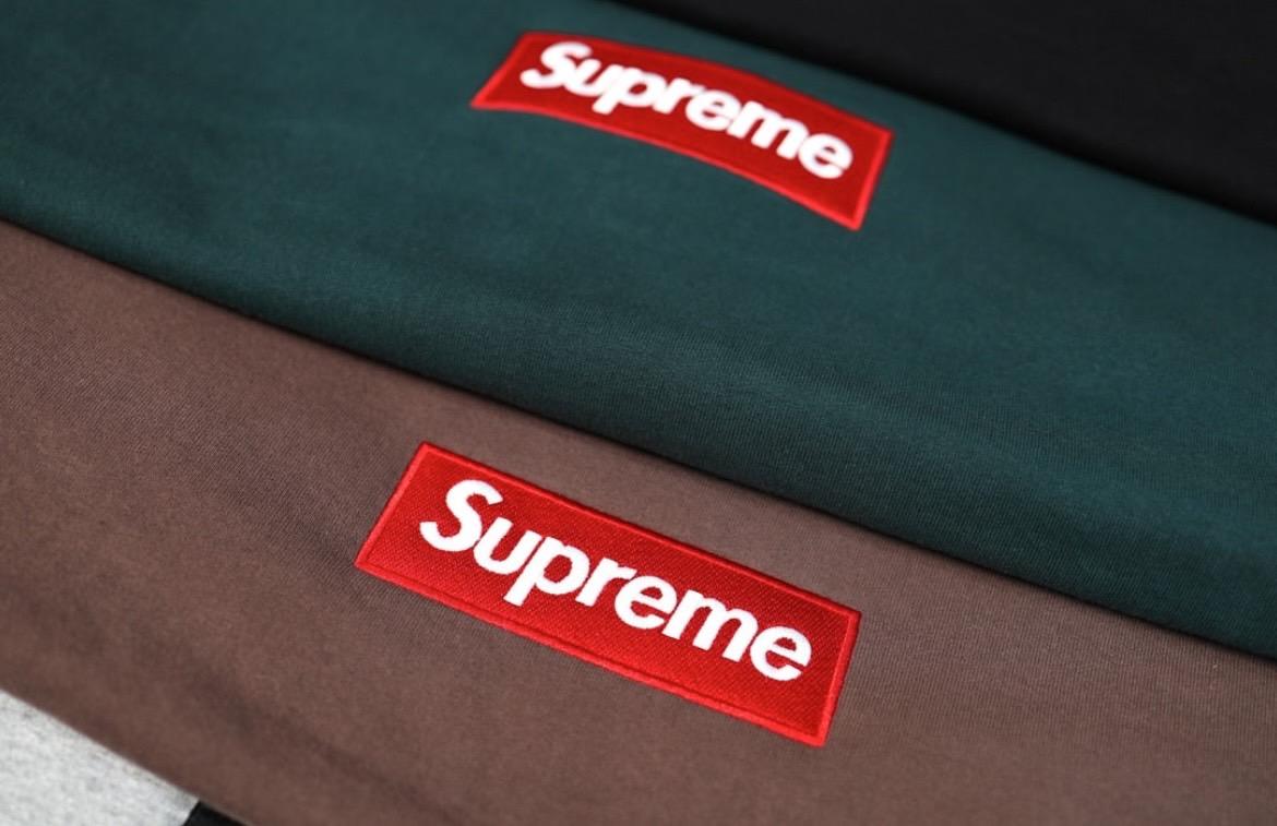 Supreme 22FW Box Logo 經典色系大學TEE