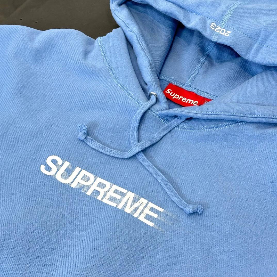 Superme 2023 SS Motion Logo Hooded Sweatshirt 幻影帽TEE