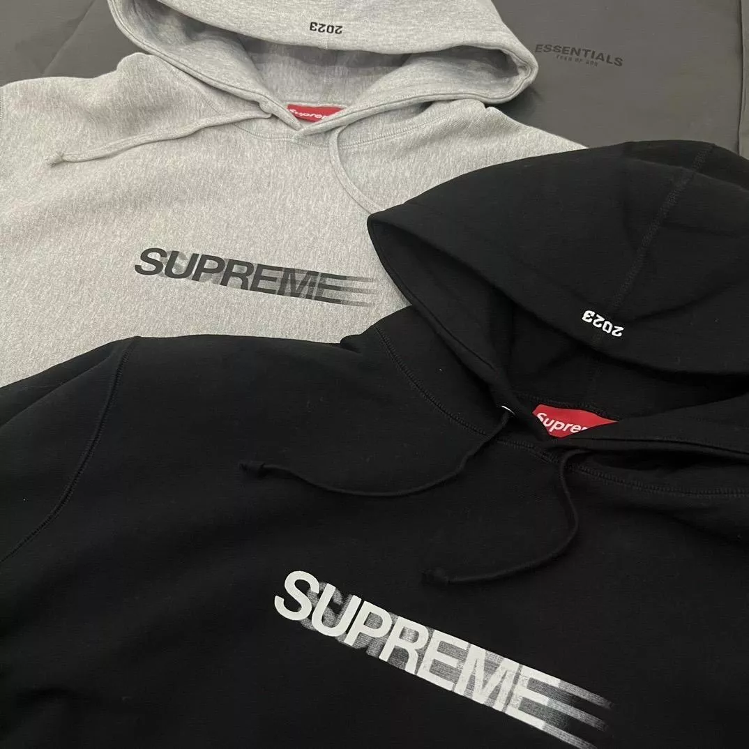 Superme 2023 SS Motion Logo Hooded Sweatshirt 幻影帽TEE