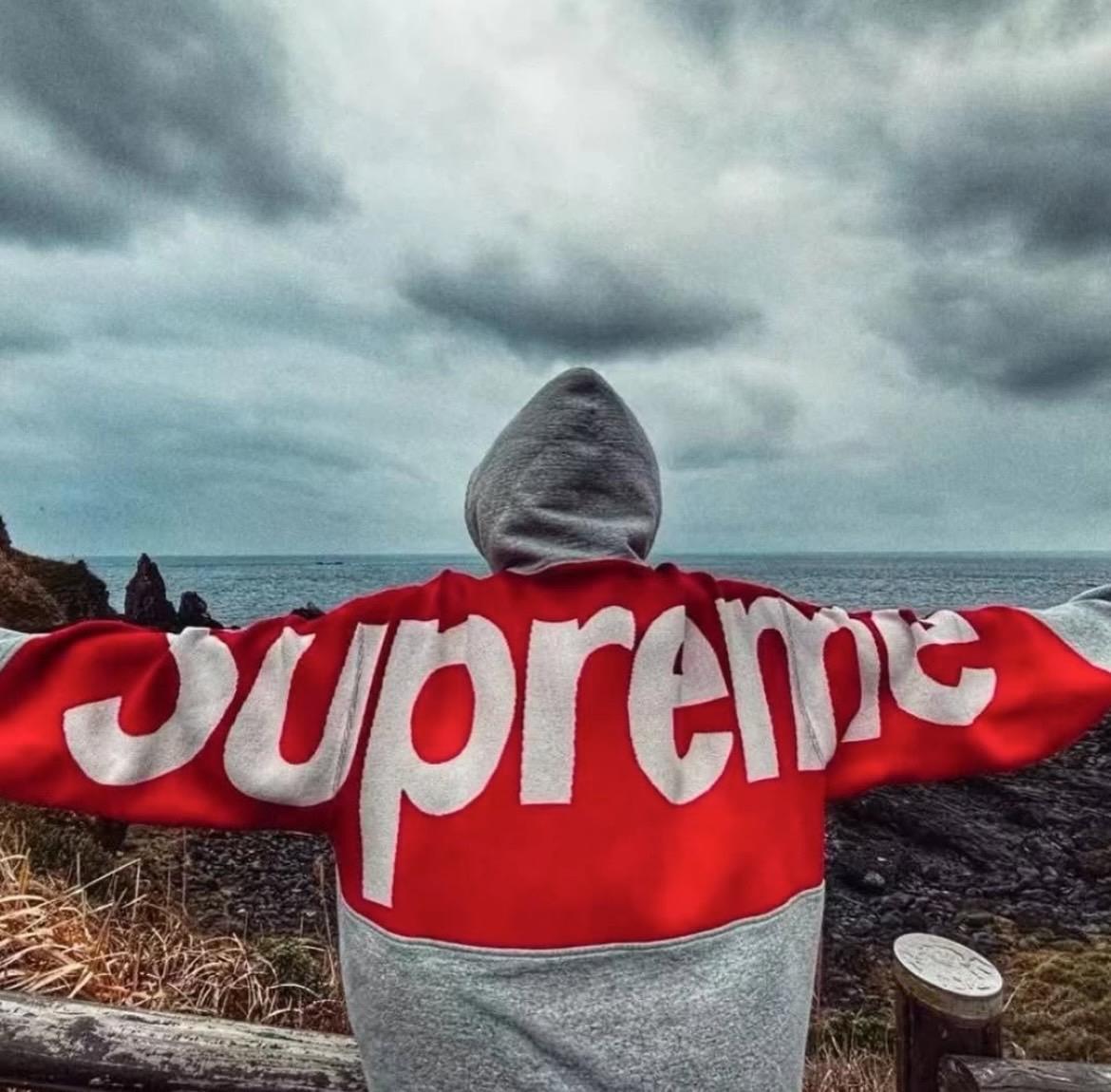 Supreme Big Logo Jacquard Hooded Sweatshirt 帽TEE