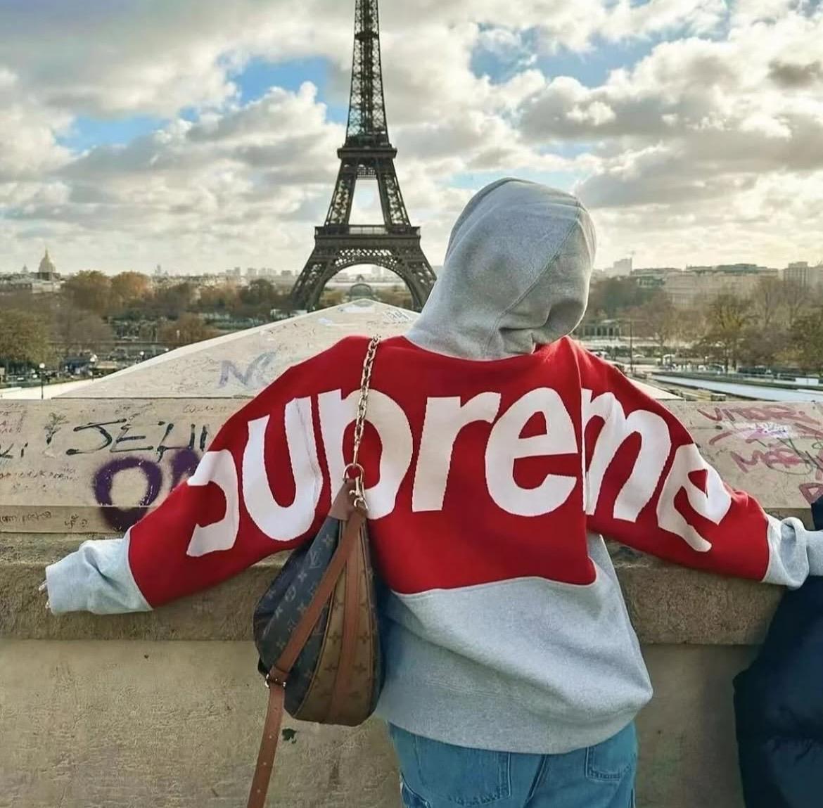 Supreme Big Logo Jacquard Hooded Sweatshirt 帽TEE