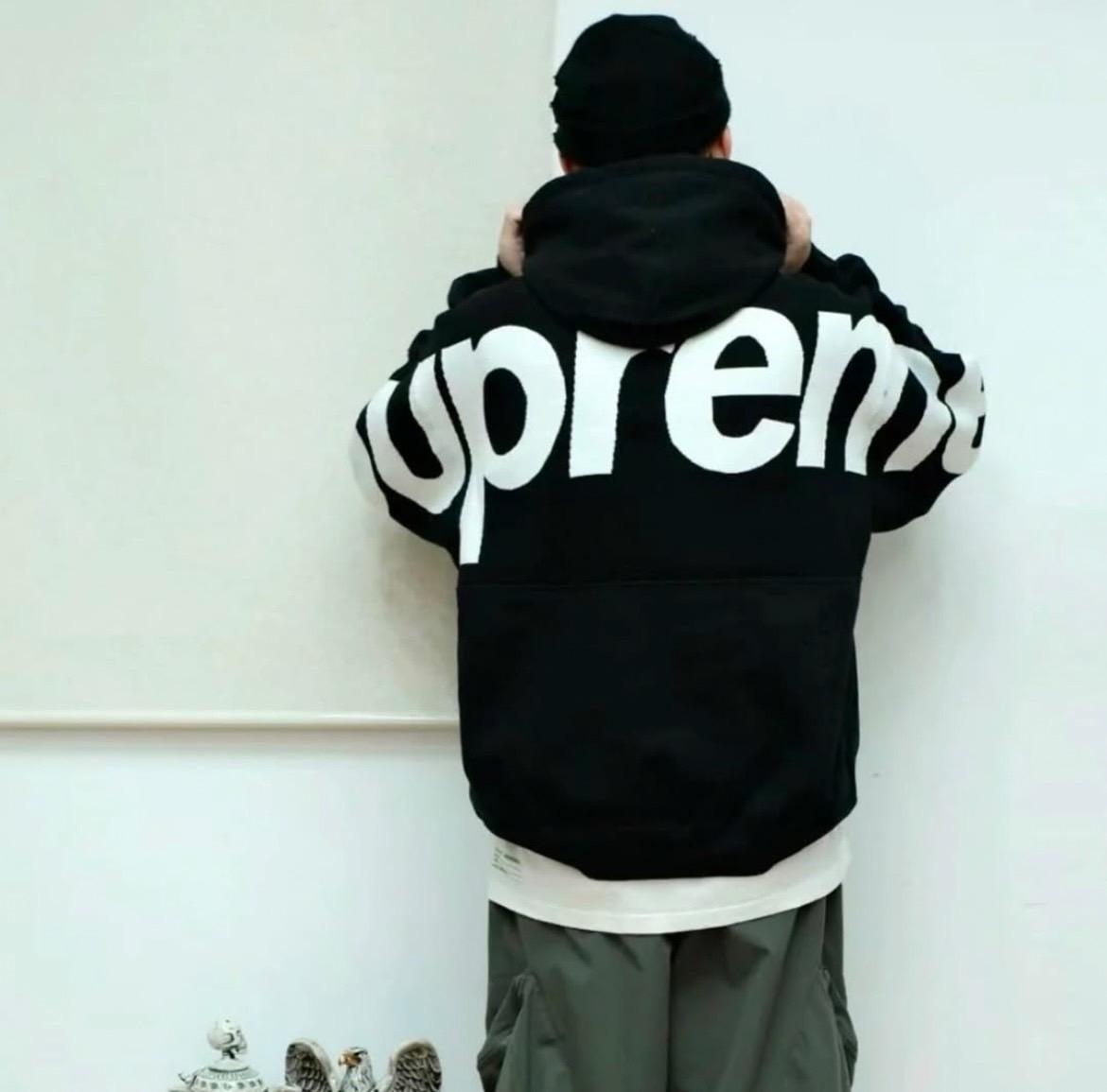 Supreme Big Logo Jacquard Hooded Sweatshirt 帽TEE