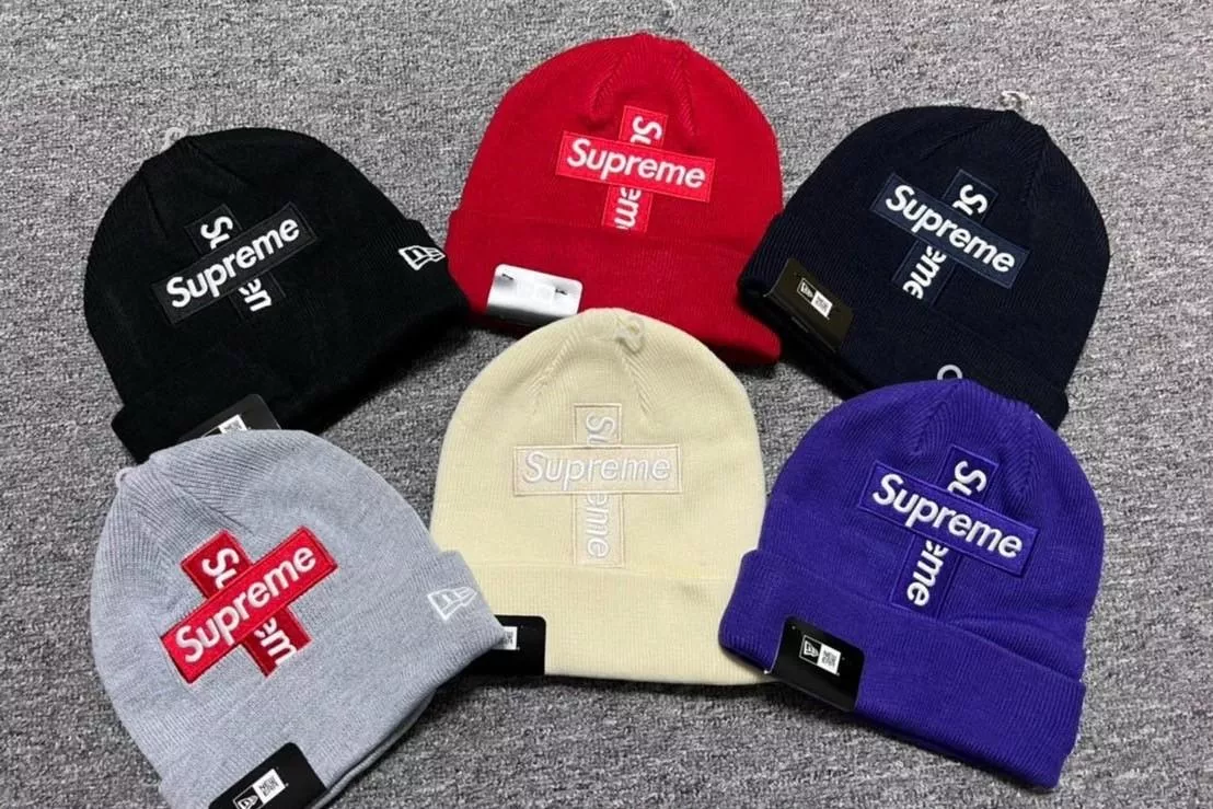 Supreme 十字 Box Logo 毛帽