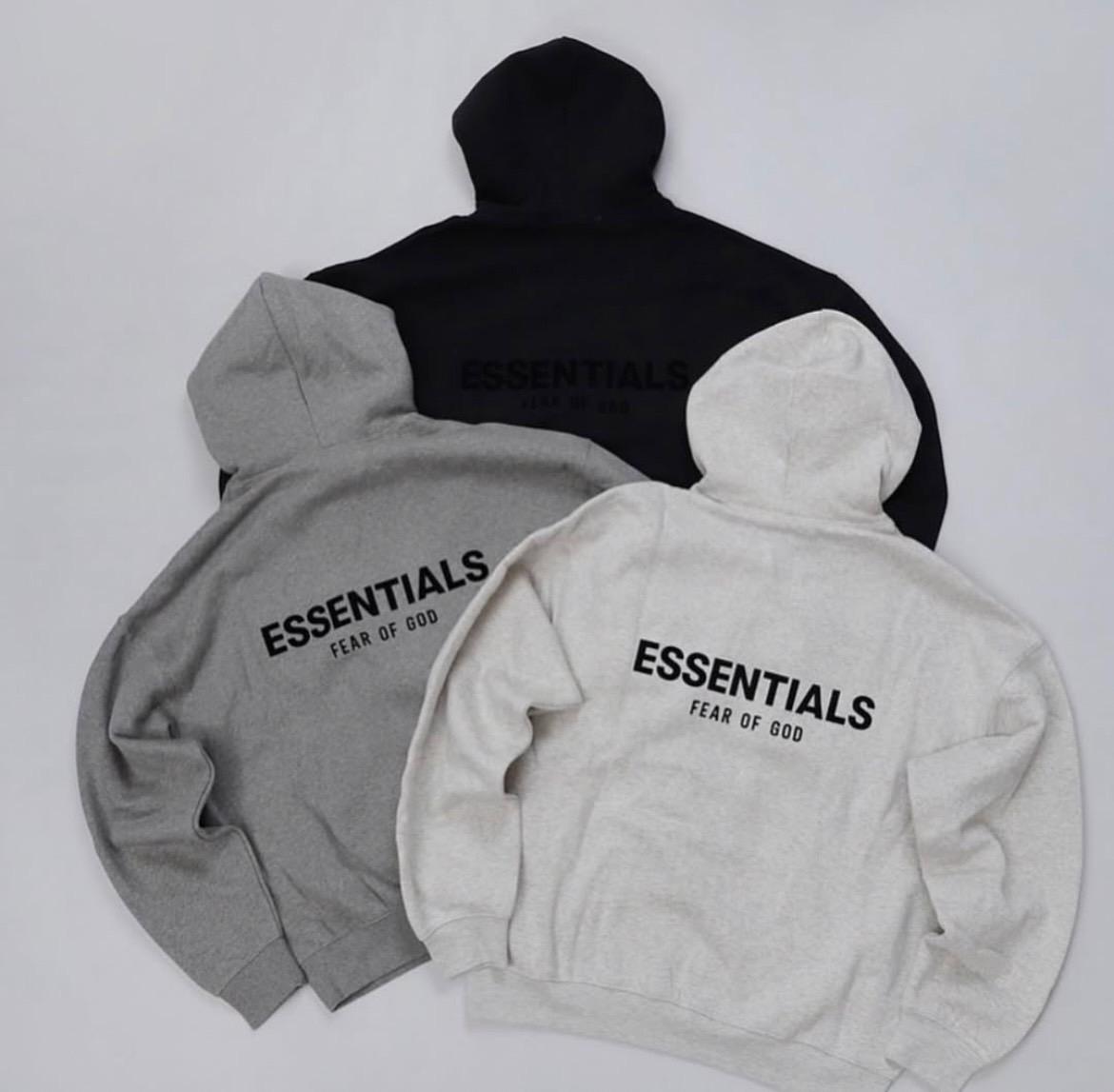Fear Of God Essentials 前後植絨字體Logo 帽TEE