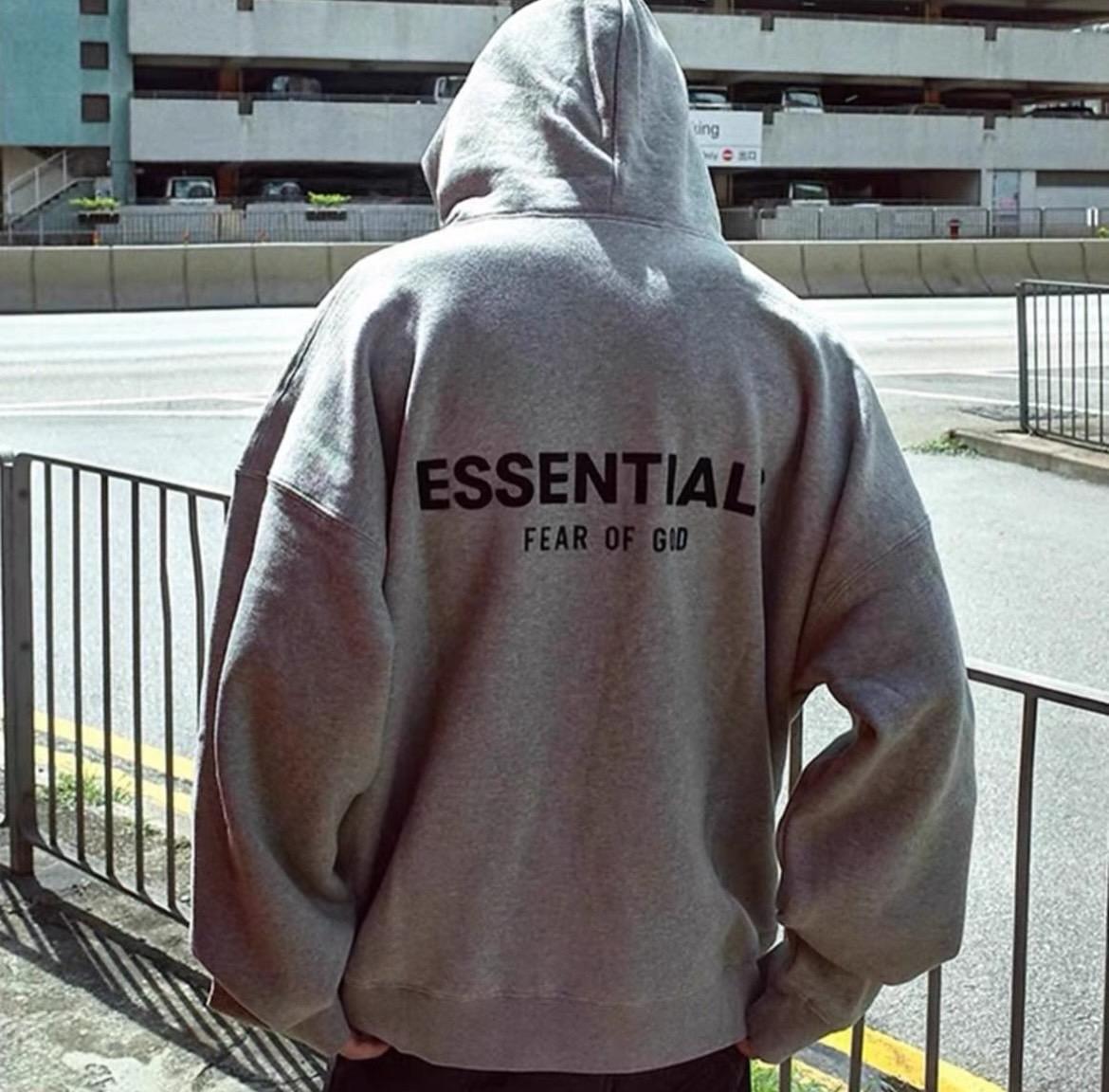 Fear Of God Essentials 前後植絨字體Logo 帽TEE