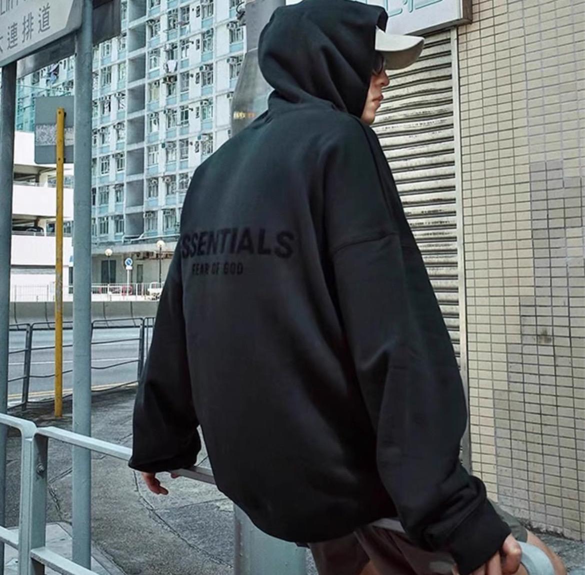 Fear Of God Essentials 前後植絨字體Logo 帽TEE