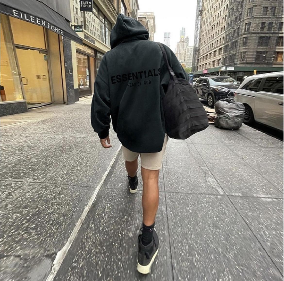 Fear Of God Essentials 前後植絨字體Logo 帽TEE