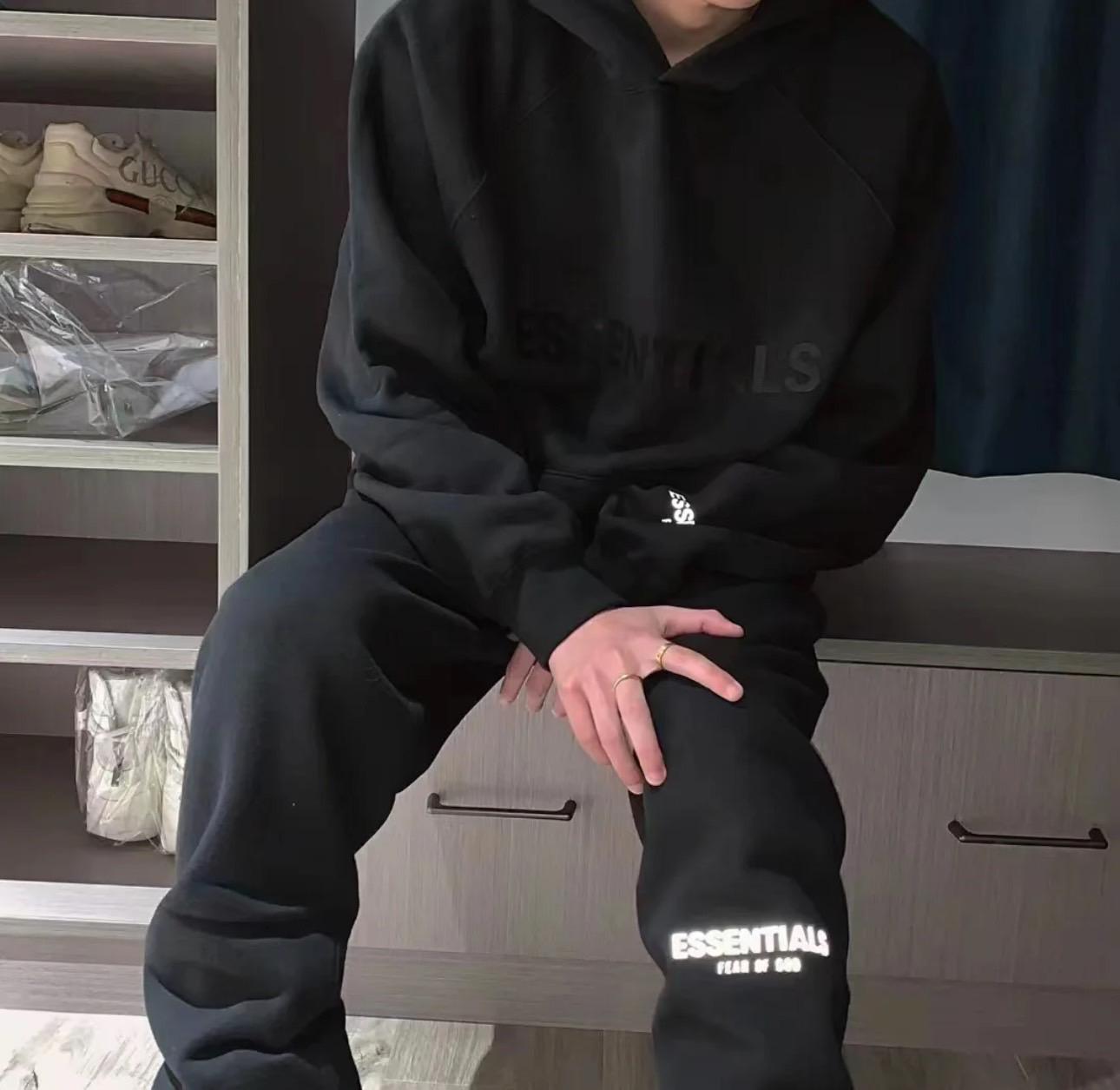 現貨 Fear of God Essentials SS21 3M反光長褲 黑色