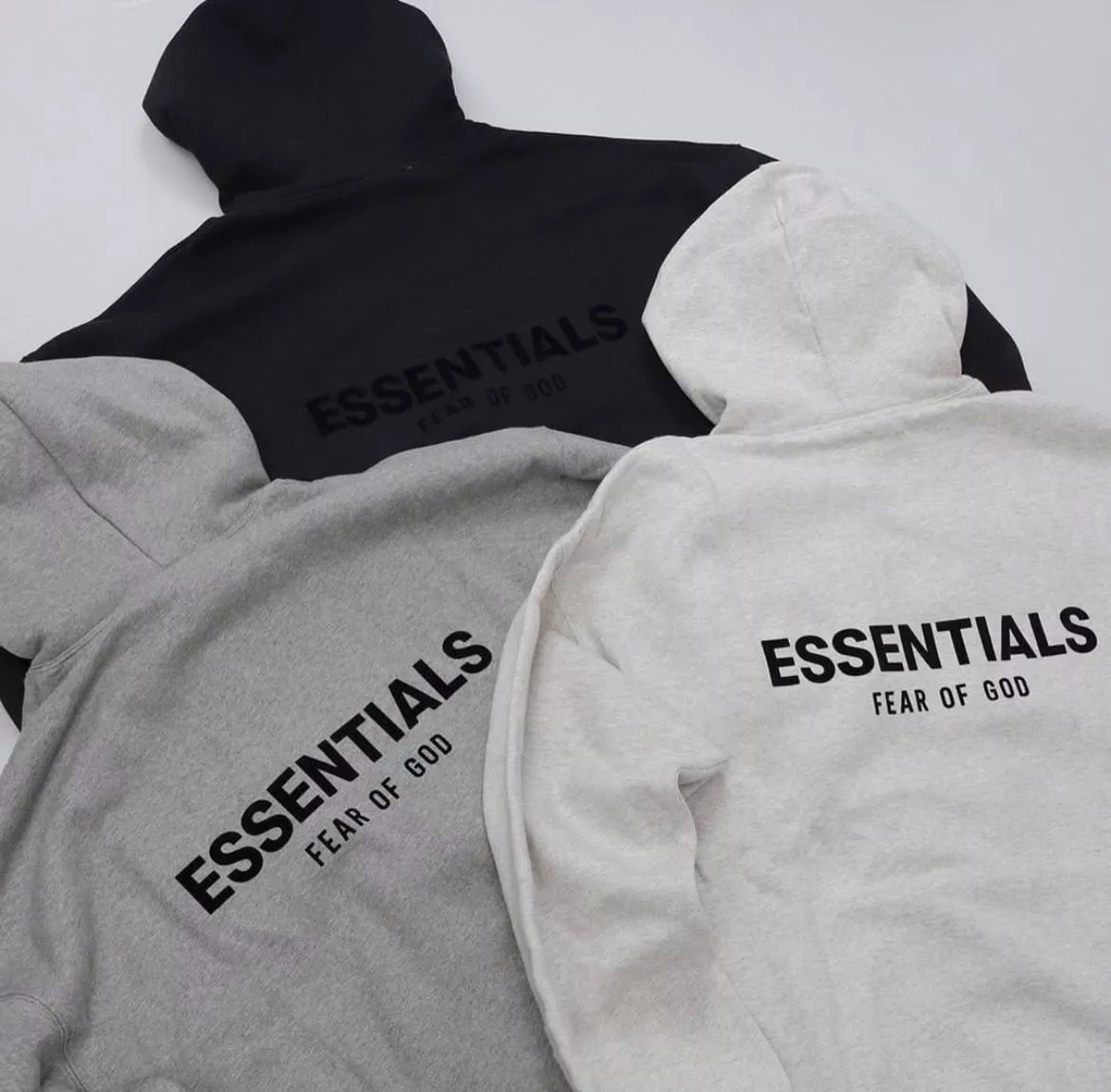 現貨 Fear Of God Essentials 前後植絨字體Logo 帽TEE