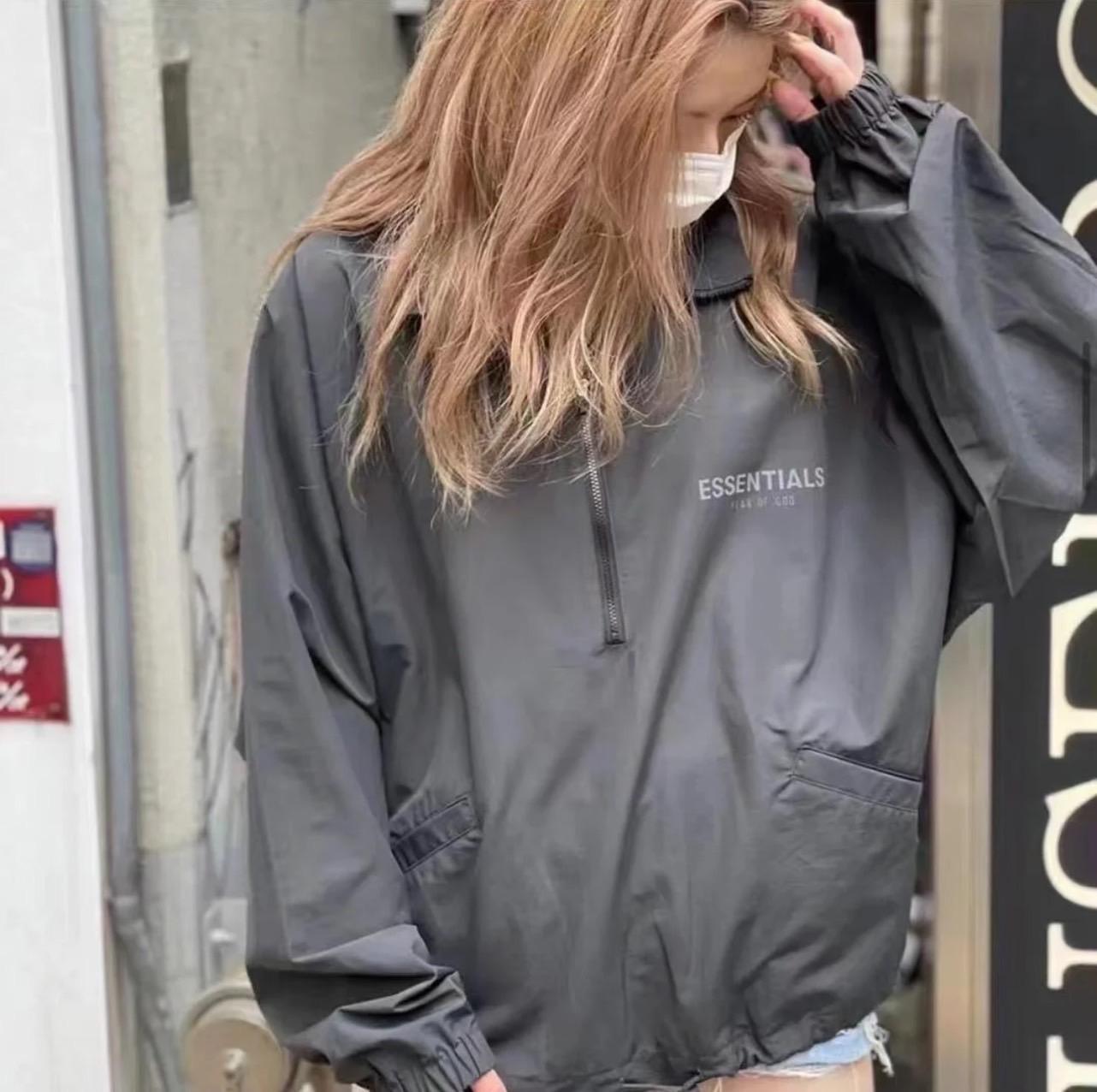 Fear Of God Essentials Half Zip Jacket 3M Logo 衝鋒衣