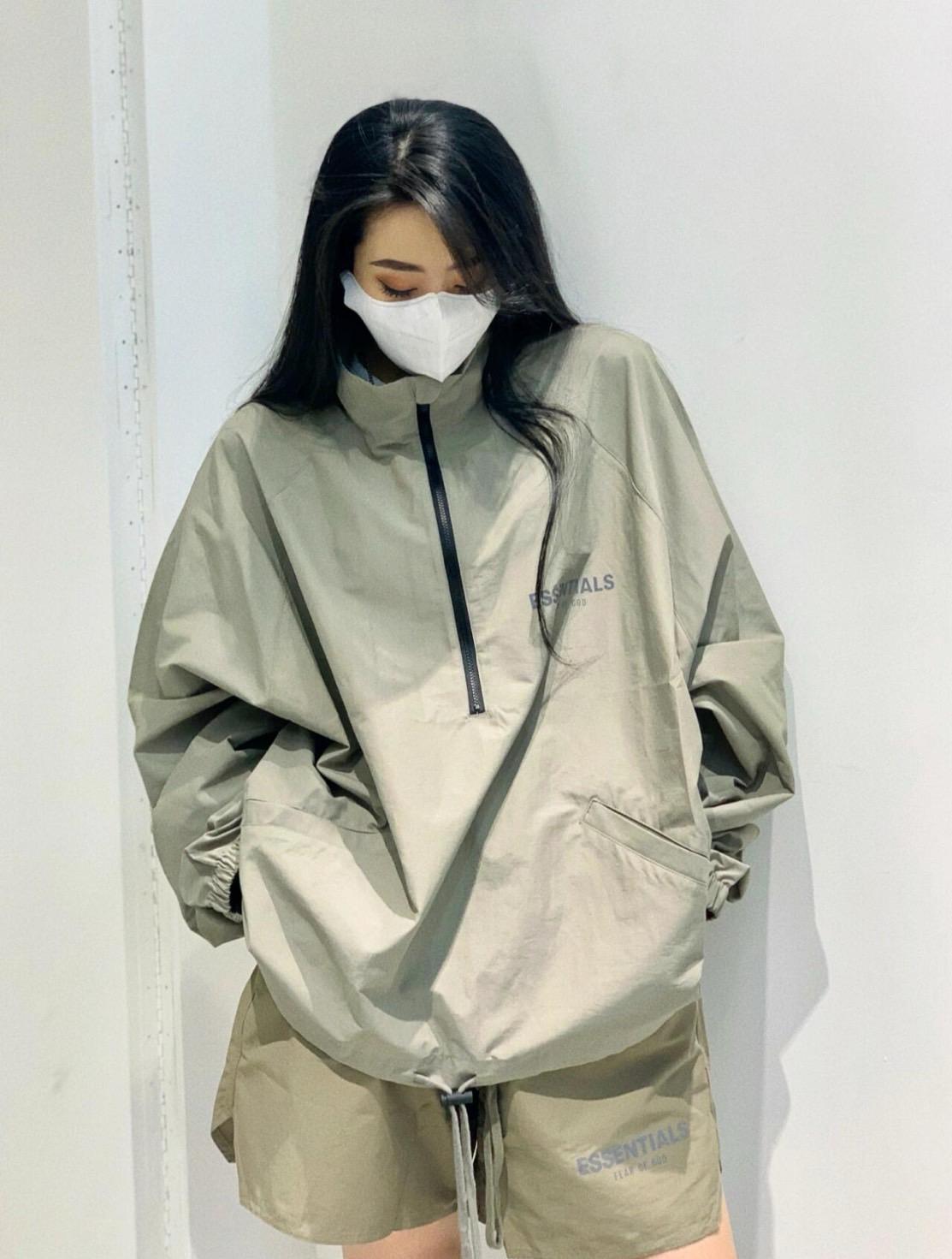 Fear Of God Essentials Half Zip Jacket 3M Logo 衝鋒衣