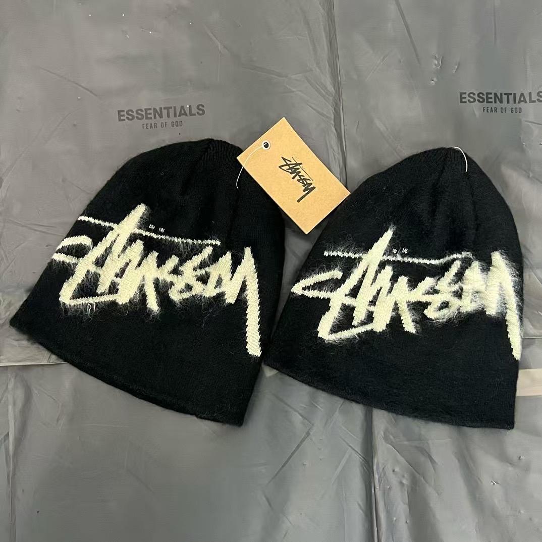 Stussy Skullcap Brushed Out Stock 毛帽|