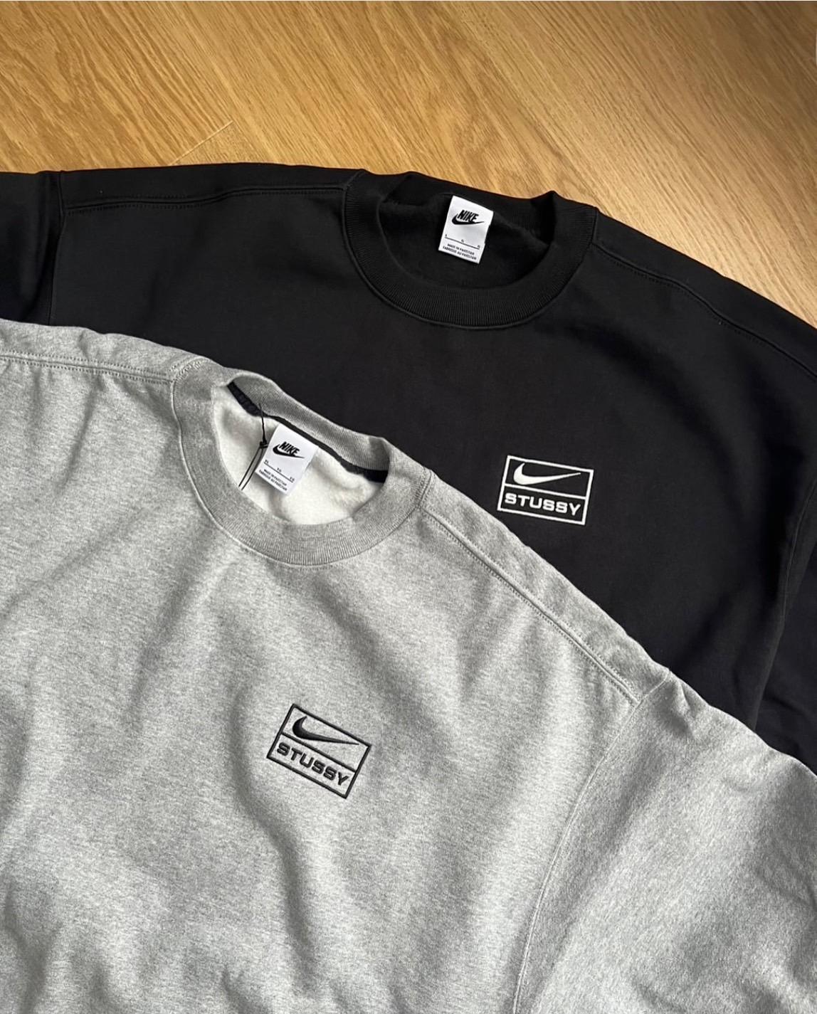 現貨 Stussy x Nike Crewneck Sweatshirt 聯名大學TEE