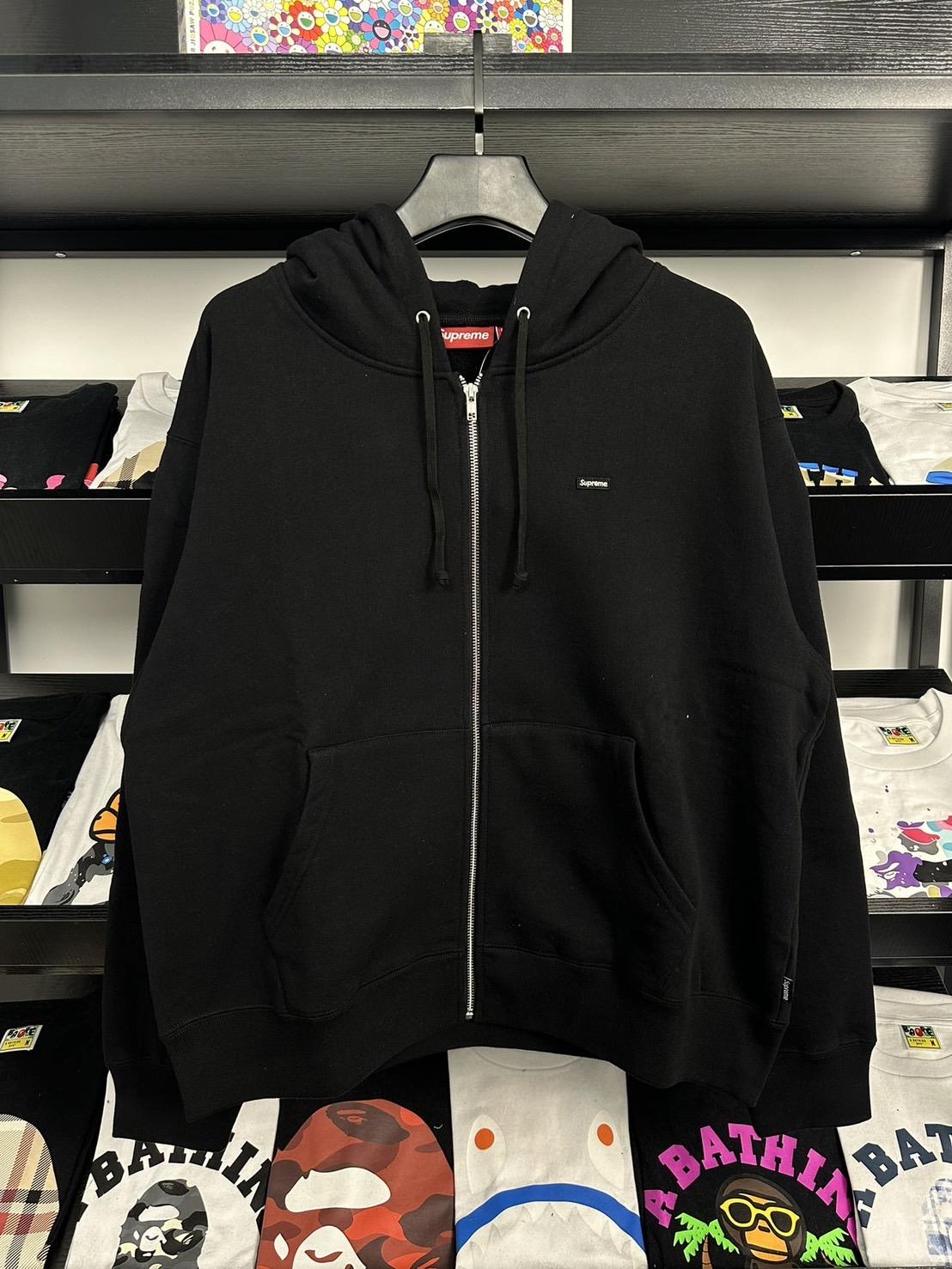 Supreme FW24 WEEK1 Small Box Zip UpHooded Sweatshirt 小刺繡連帽外套
