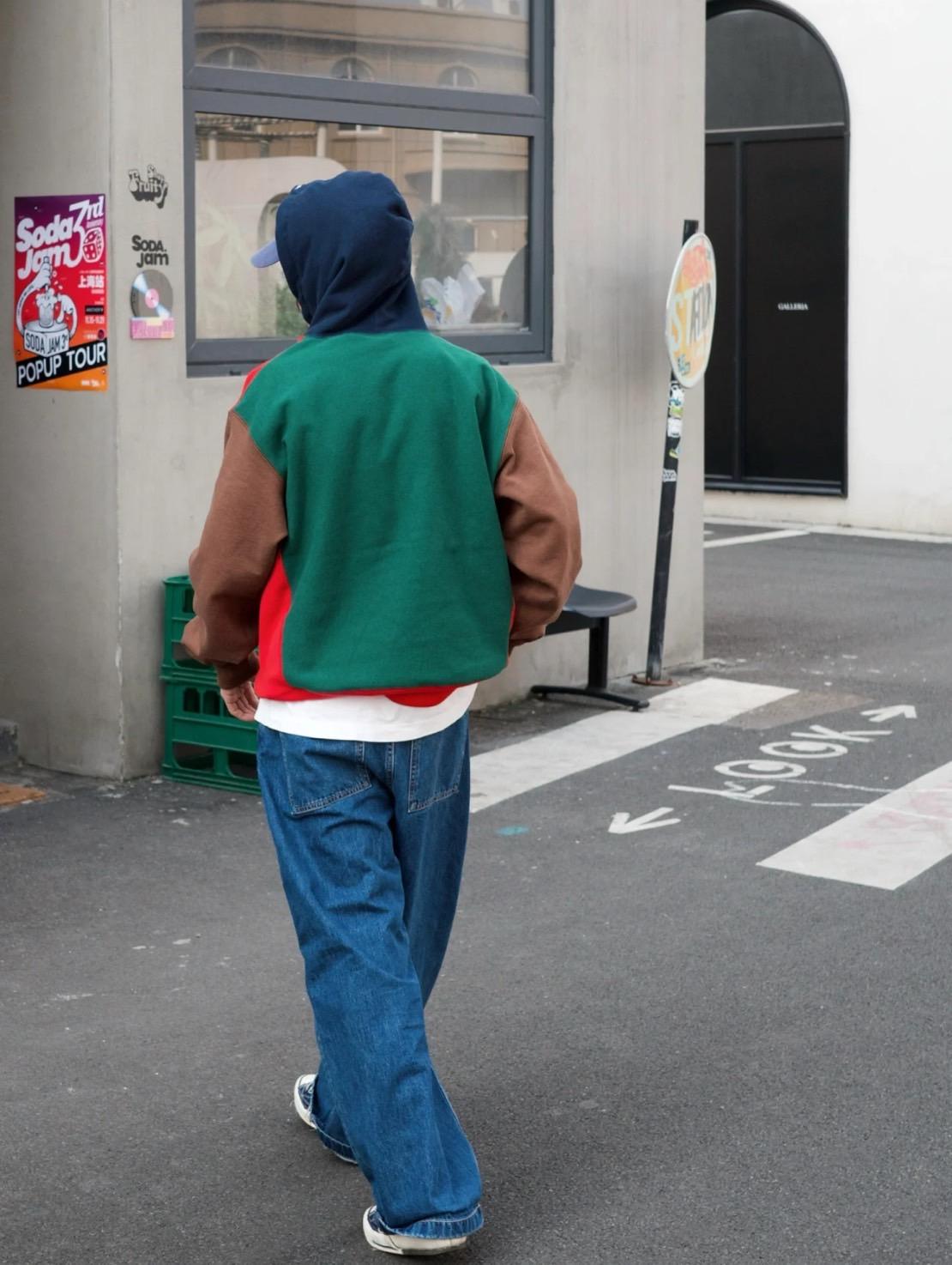 Supreme 24FW Box Logo Hooded Sweatshirt 拼接帽TEE