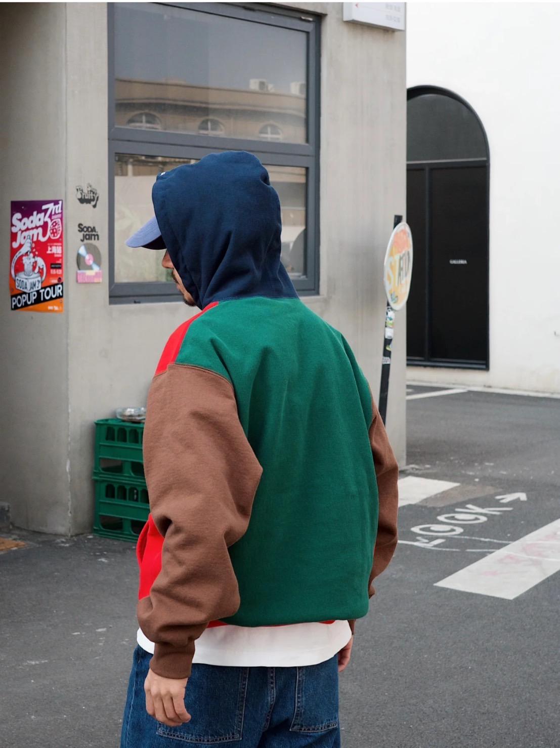 Supreme 24FW Box Logo Hooded Sweatshirt 拼接帽TEE