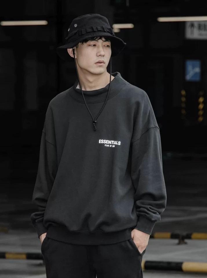 Fear Of God Essentials SS20 半高領反光Logo 衛衣