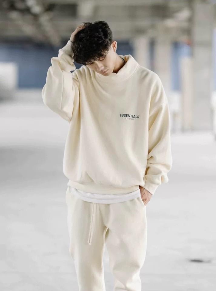 Fear Of God Essentials SS20 半高領反光Logo 衛衣