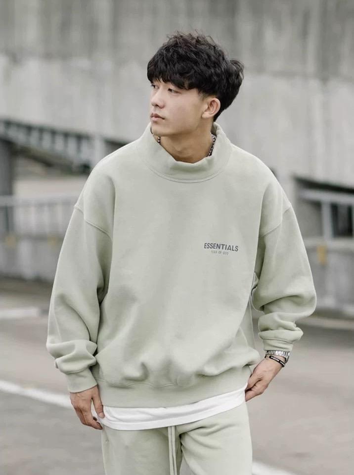 Fear Of God Essentials SS20 半高領反光Logo 衛衣